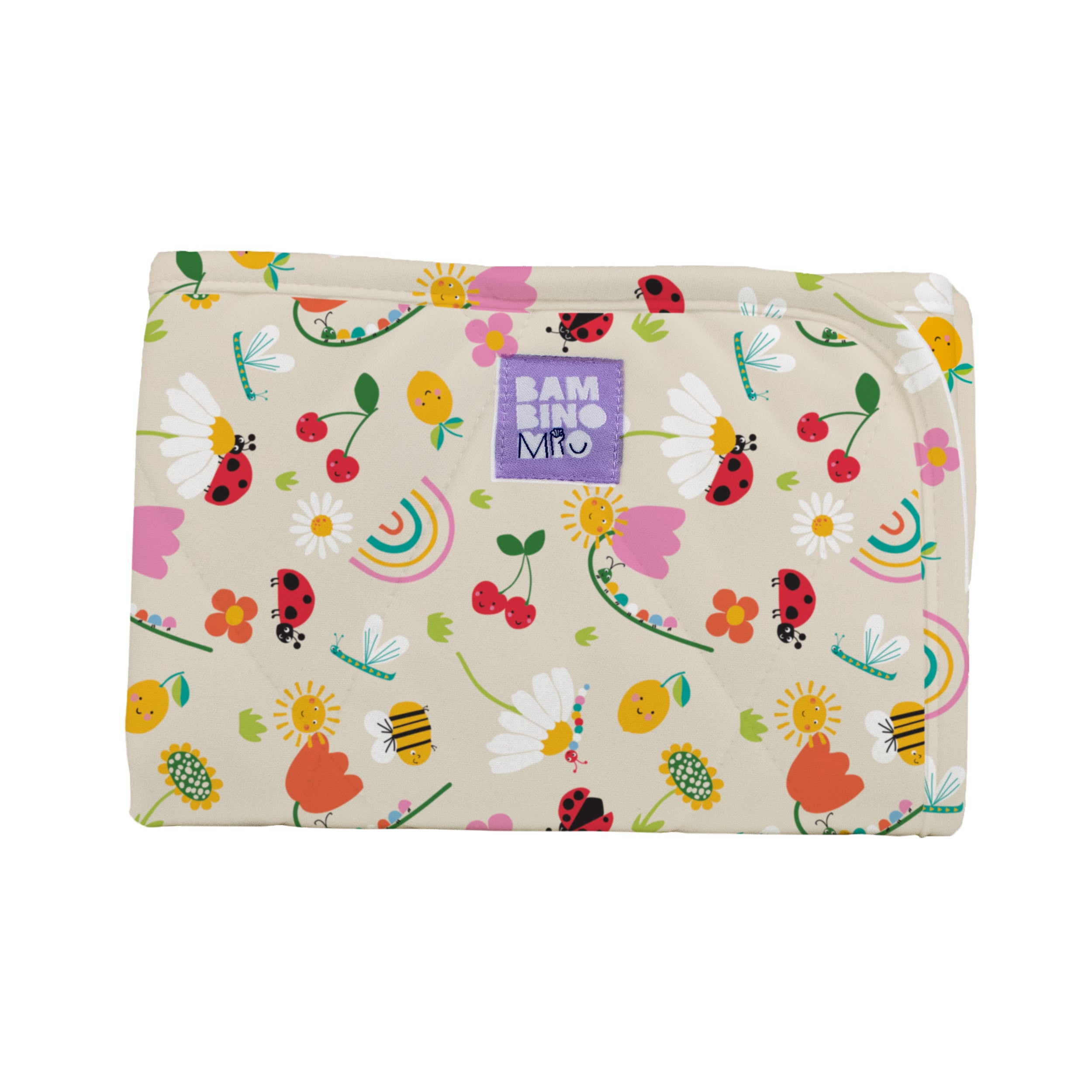 On-The-Move Baby Changing Mat in Sunshine Friends - Bambino Mio (EU)