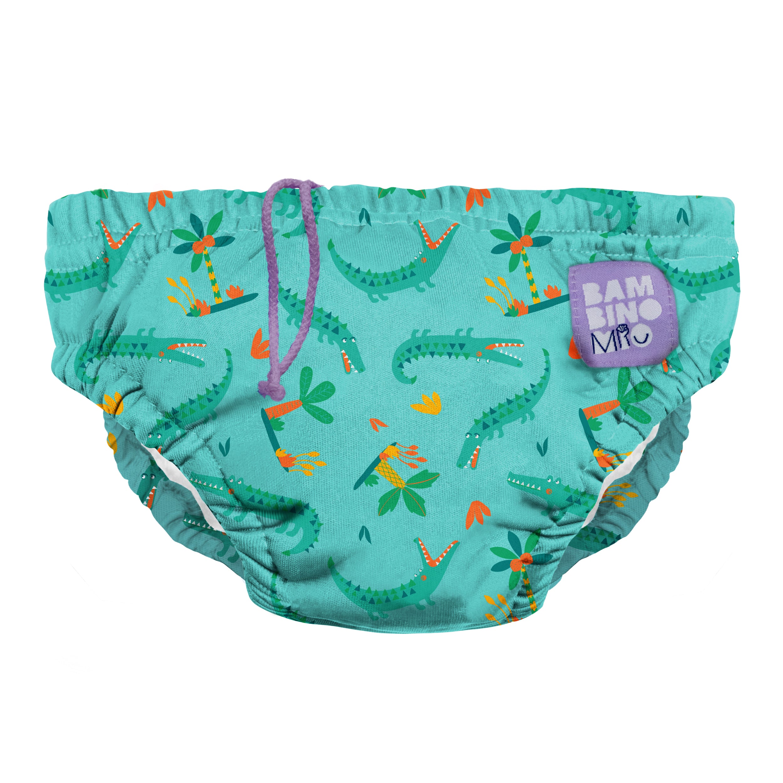 Reusable Swim Diaper in Crafty Croc - Bambino Mio (EU)