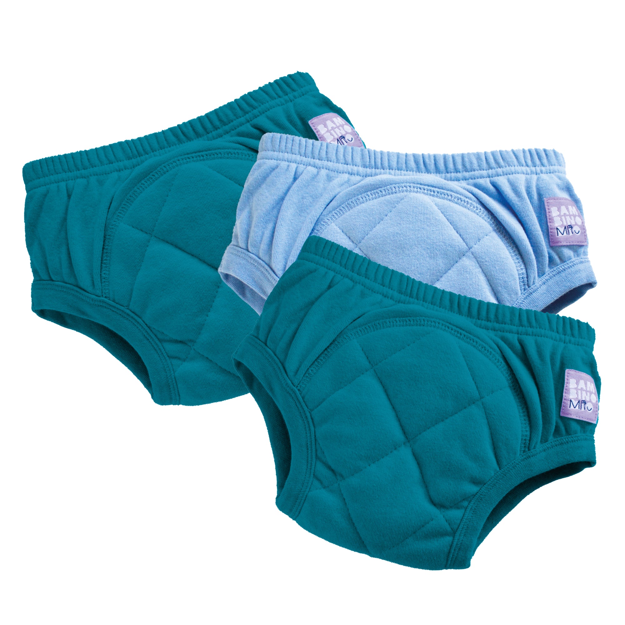 3 Pack Reusable Potty Training Pants in Mixed Boy Blue - Bambino Mio (EU)