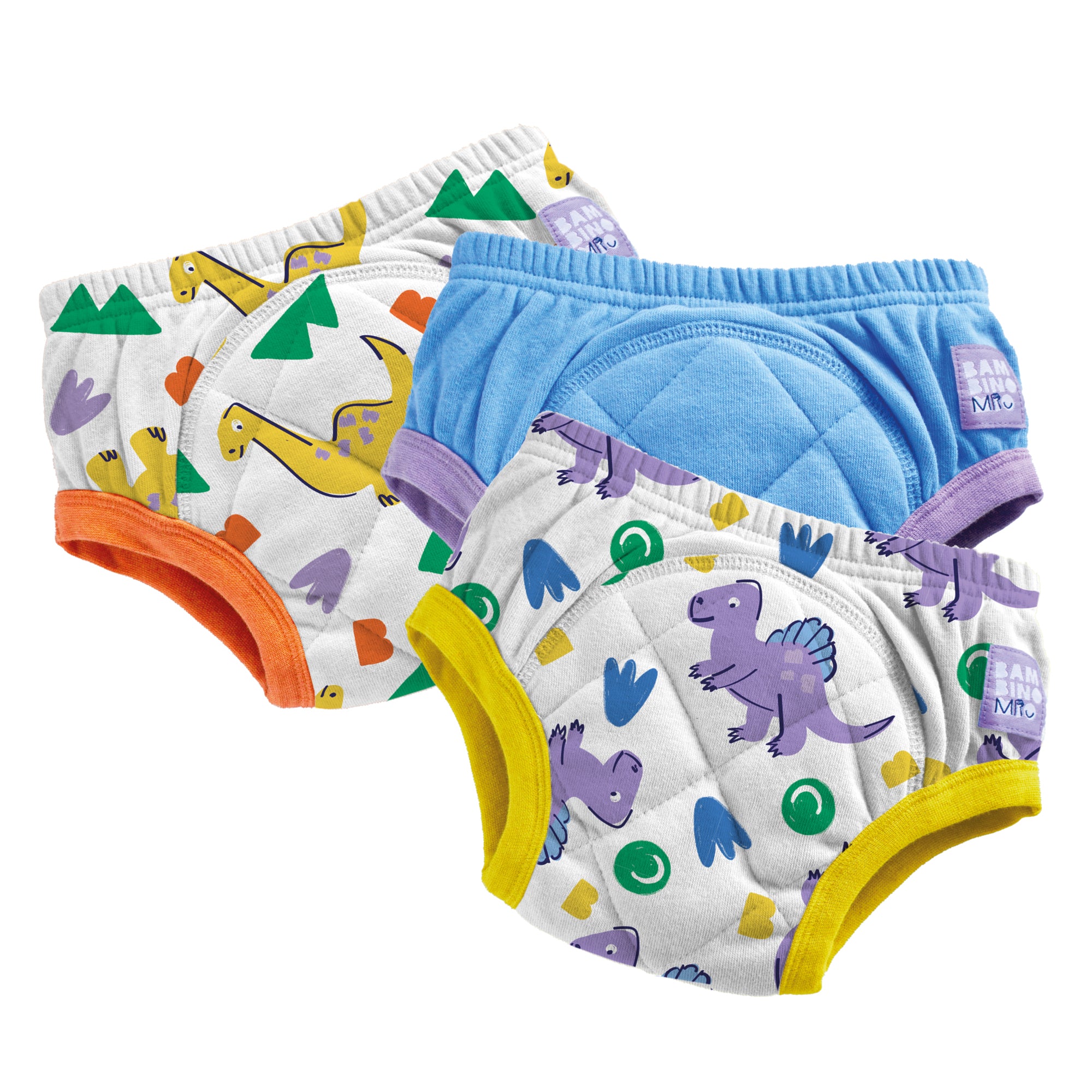 3 Pack Reusable Potty Training Pants in Brave Dinosaur - Bambino Mio (EU)
