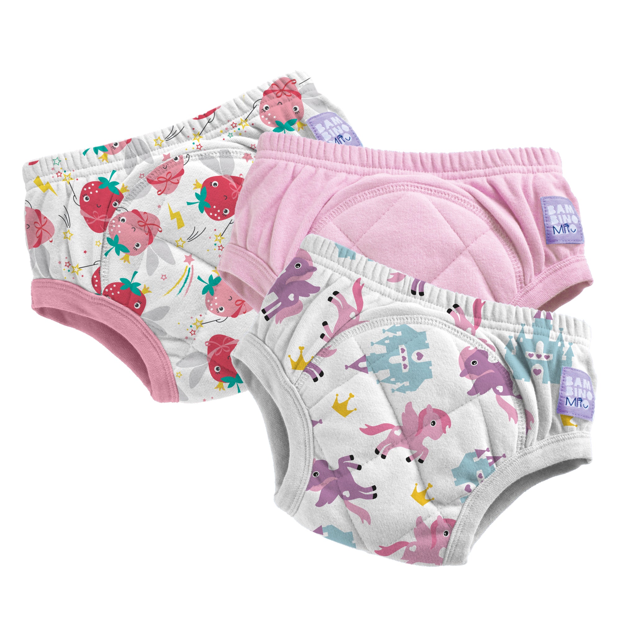 3 Pack Reusable Potty Training Pants in Combo Pink - Bambino Mio (EU)