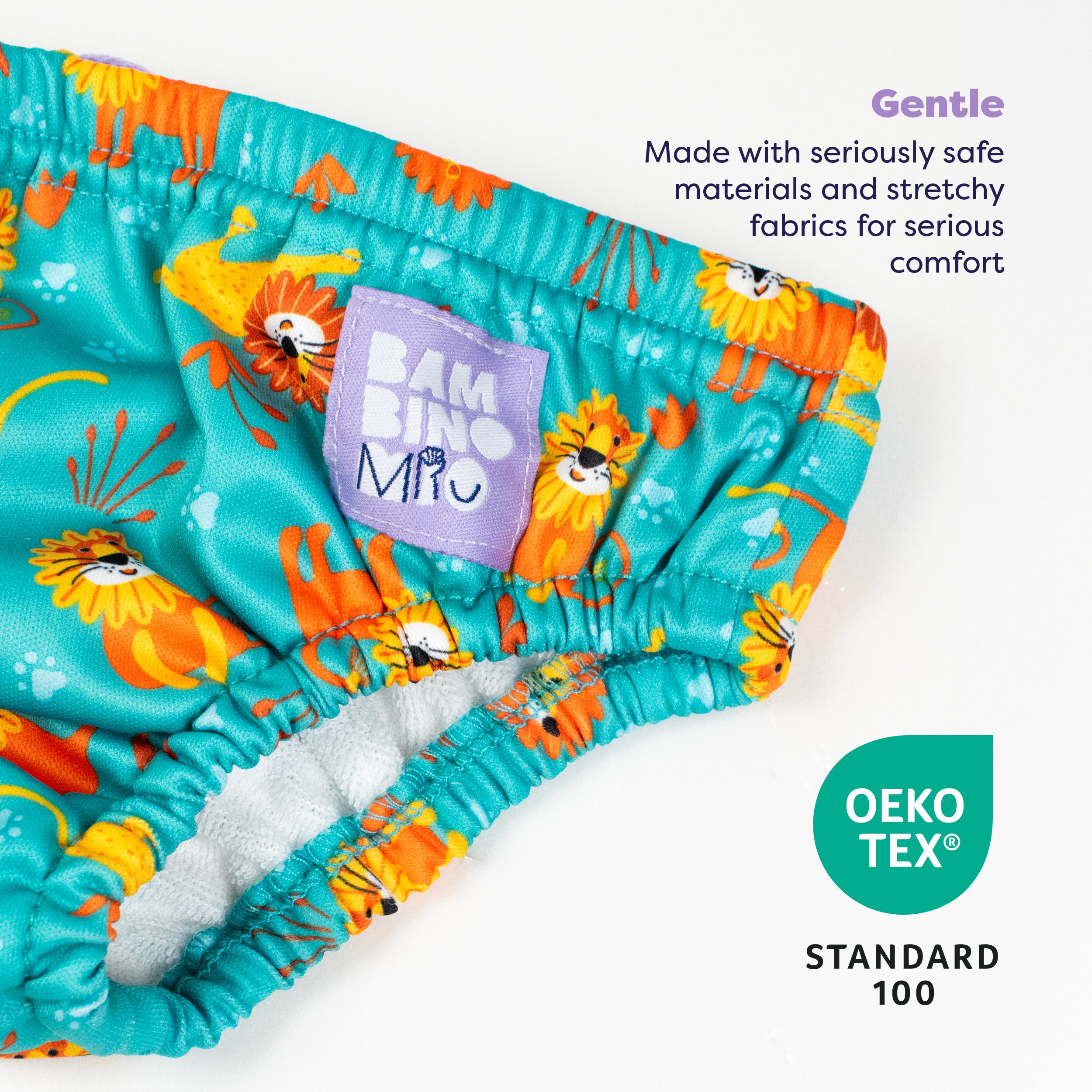 Reusable Swim Diaper in Cool Cats - Bambino Mio (EU)
