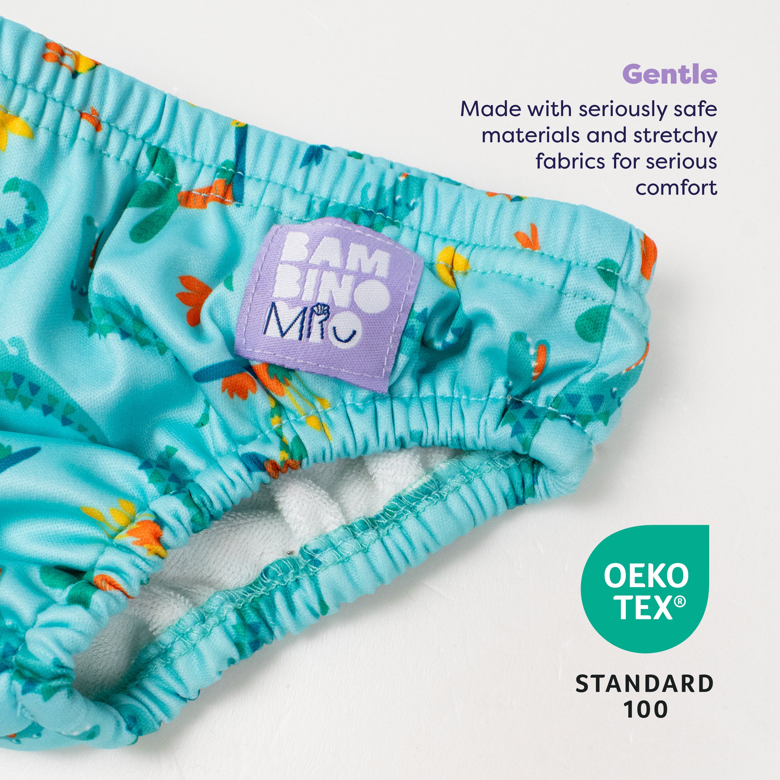 Reusable Swim Diaper in Crafty Croc - Bambino Mio (EU)