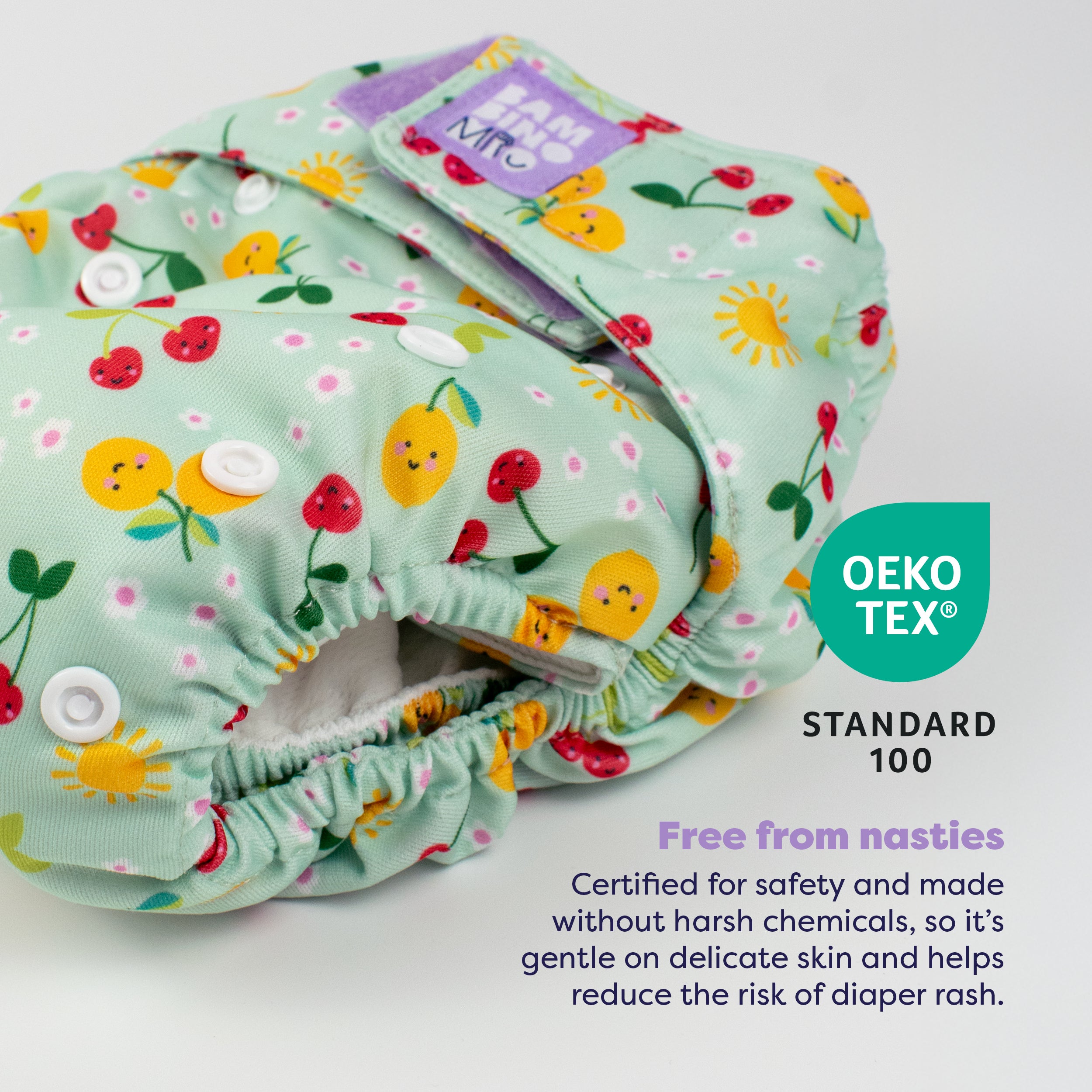 Revolutionary Reusable Diaper in Juicy Fruit - Bambino Mio (EU)