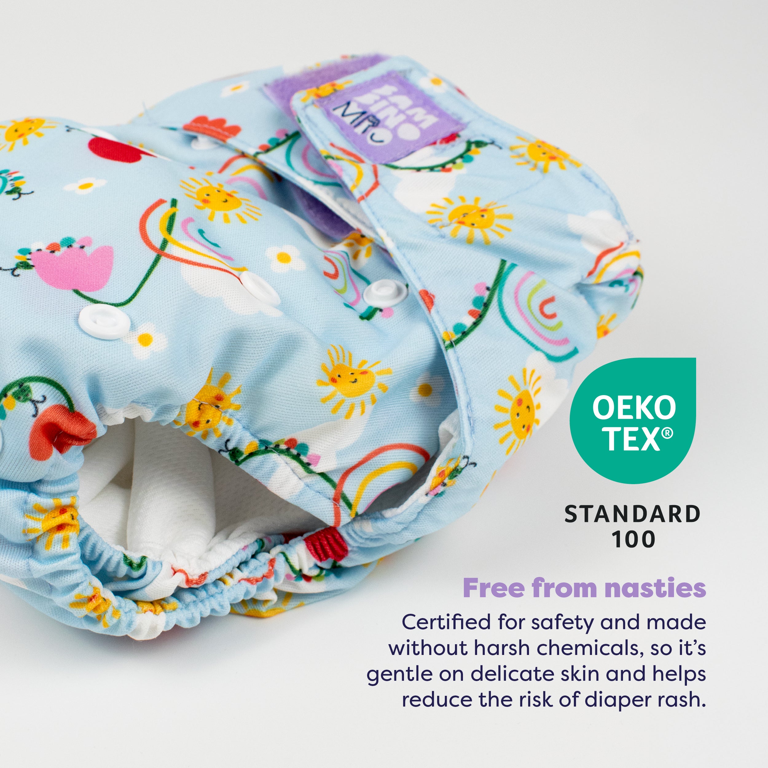 Revolutionary Reusable Diaper in Happy Days - Bambino Mio (EU)