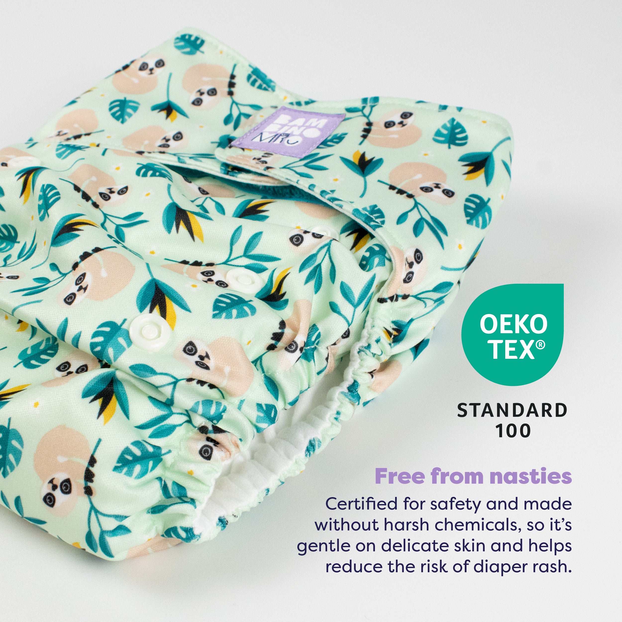 5 Pack Miosolo All-in-One Reusable Diaper in Animal - Bambino Mio (EU)