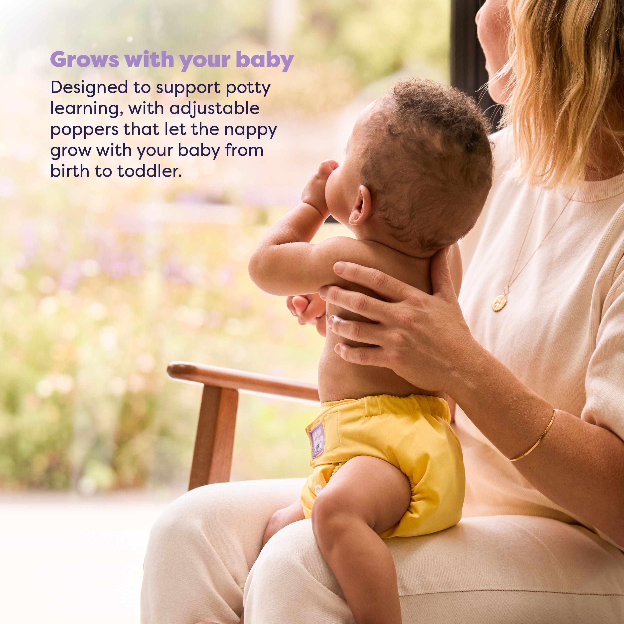 The Nighttime Reusable Diaper Bundle in Garden Party - Bambino Mio (EU)