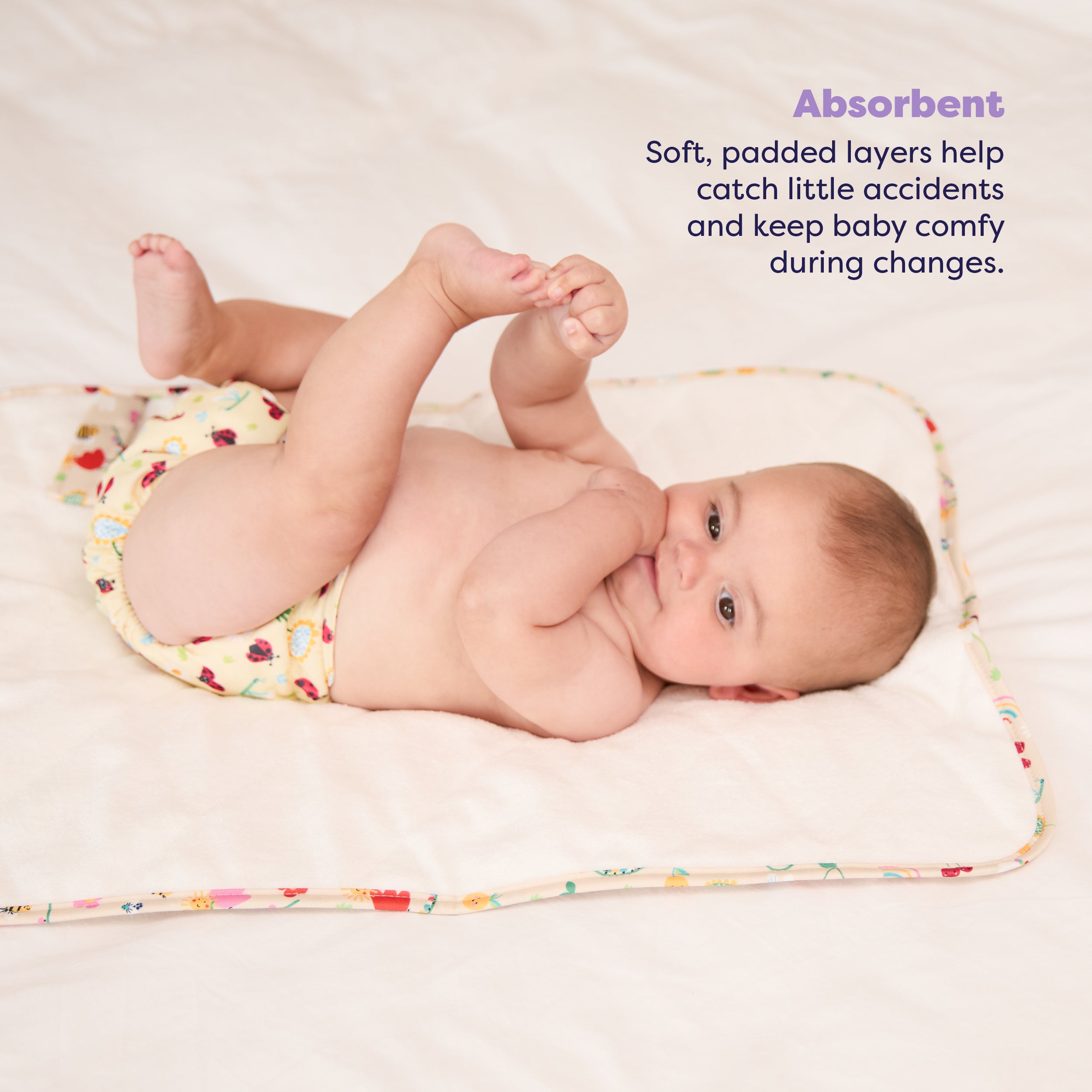 On-The-Move Baby Changing Mat in Sunshine Friends - Bambino Mio (EU)