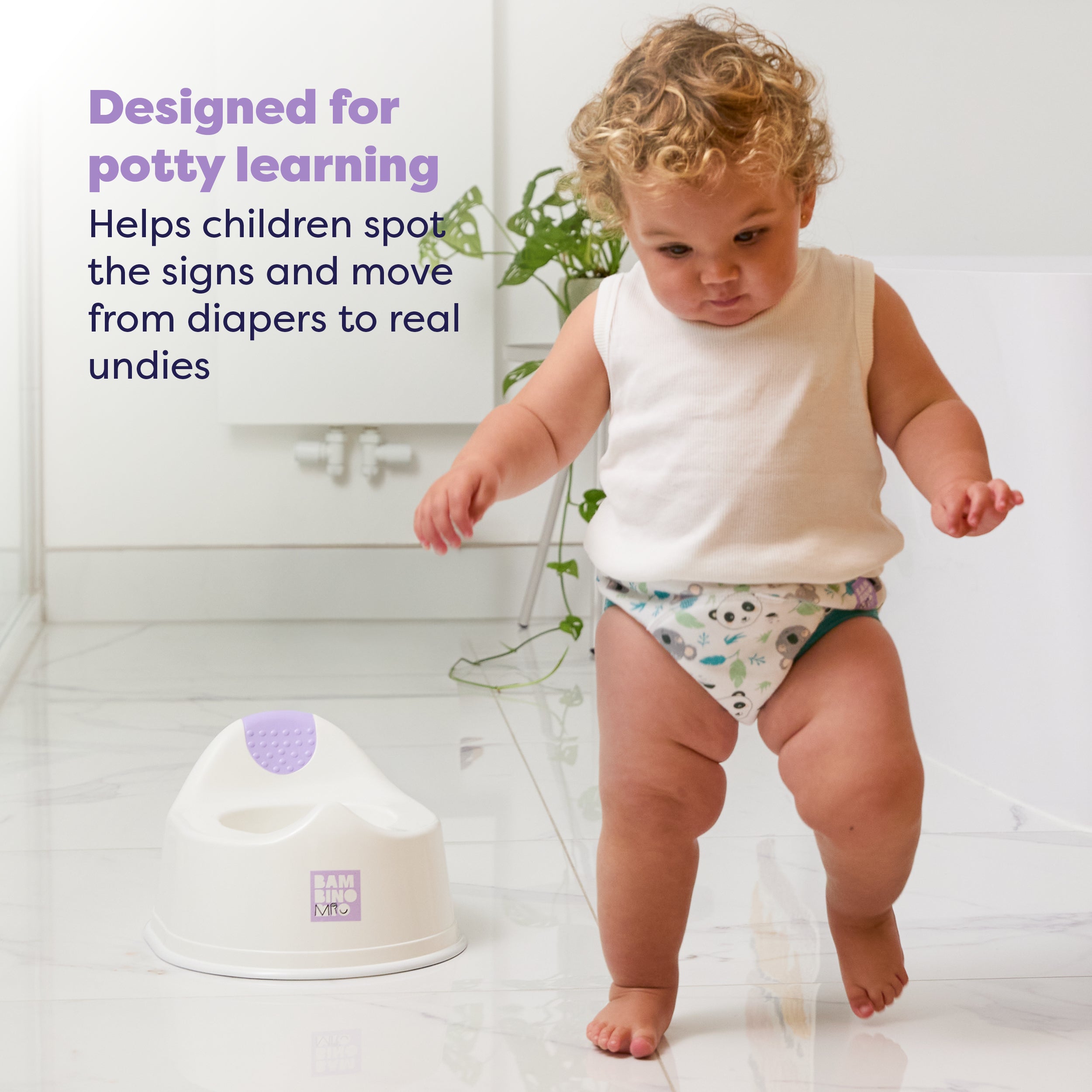 Reusable Potty Training Pants in Little Paws - New and Improved! - Bambino Mio (EU)