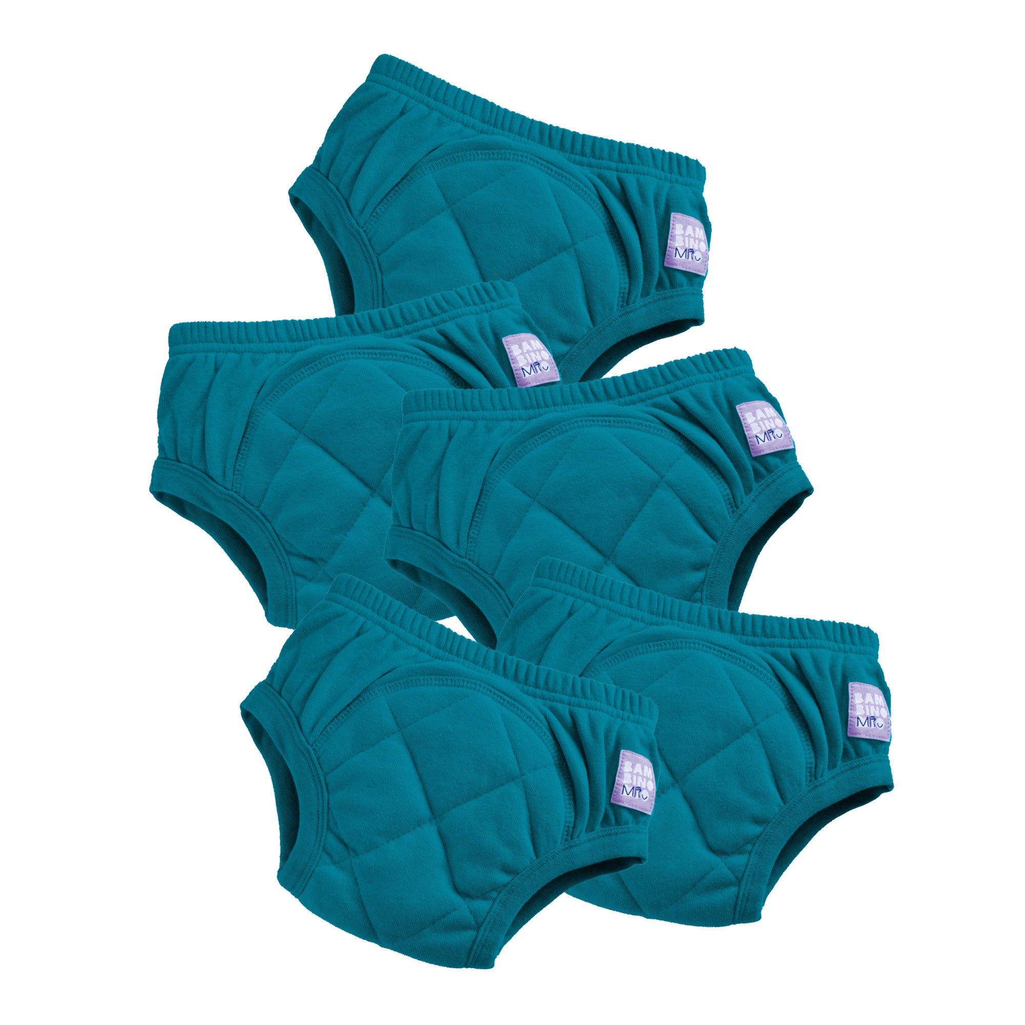 5 Pack Reusable Potty Training Pants in Teal - Bambino Mio (EU)