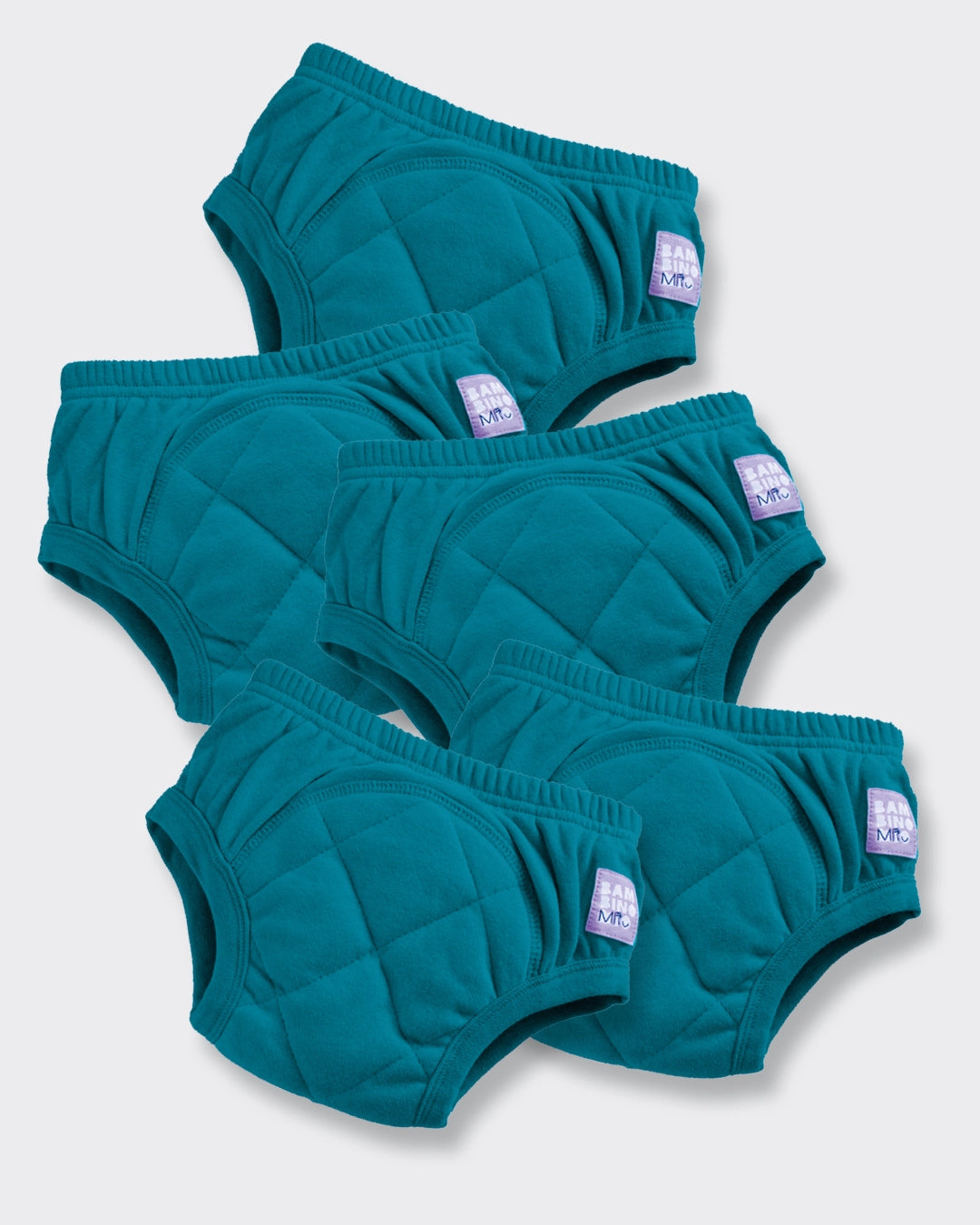 NEW 5 Pack Reusable Potty Training Pants with Cross-Stitch - Bambino Mio (EU)