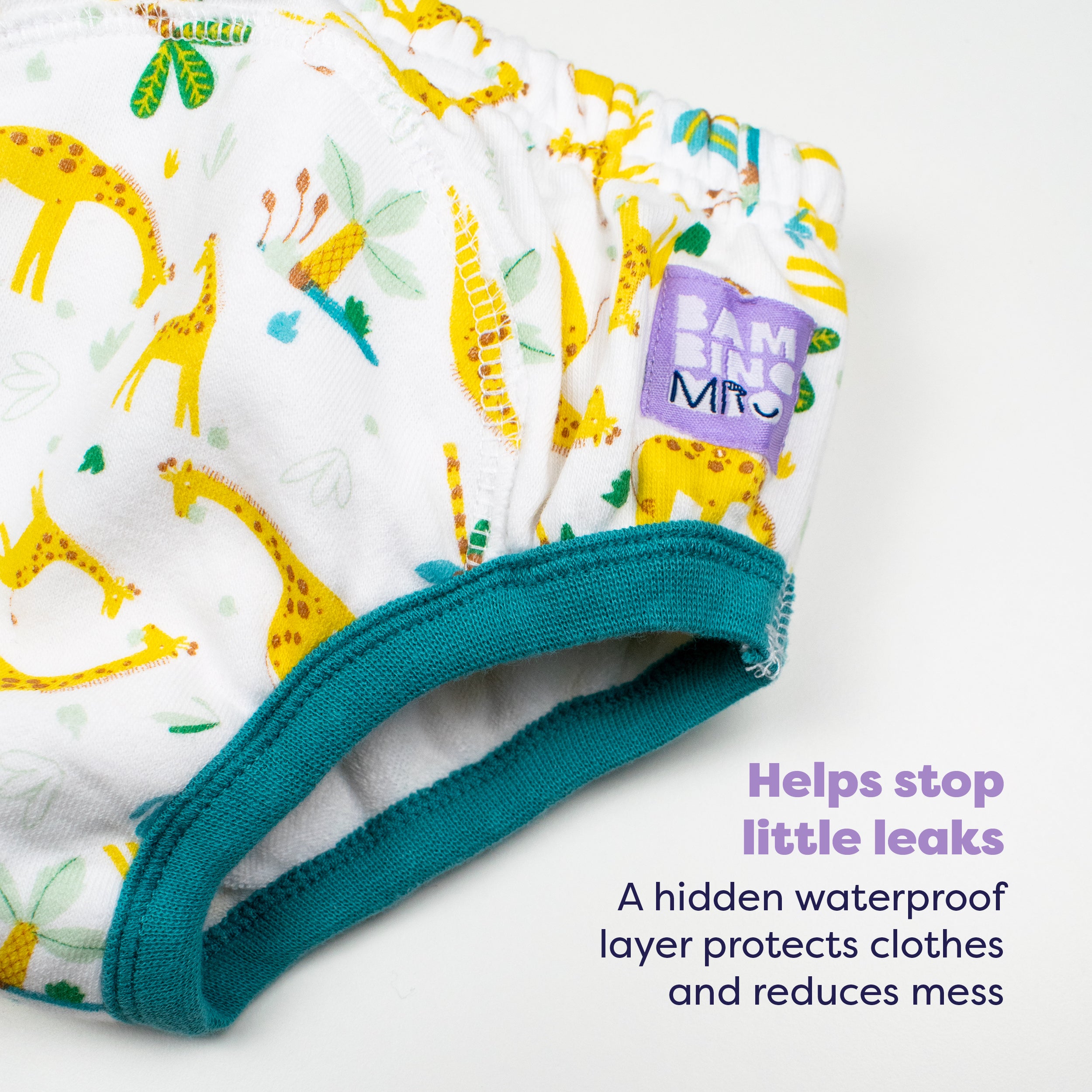 Reusable Potty Training Pants 3 Pack in Wild Life - New and Improved! - Bambino Mio (EU)