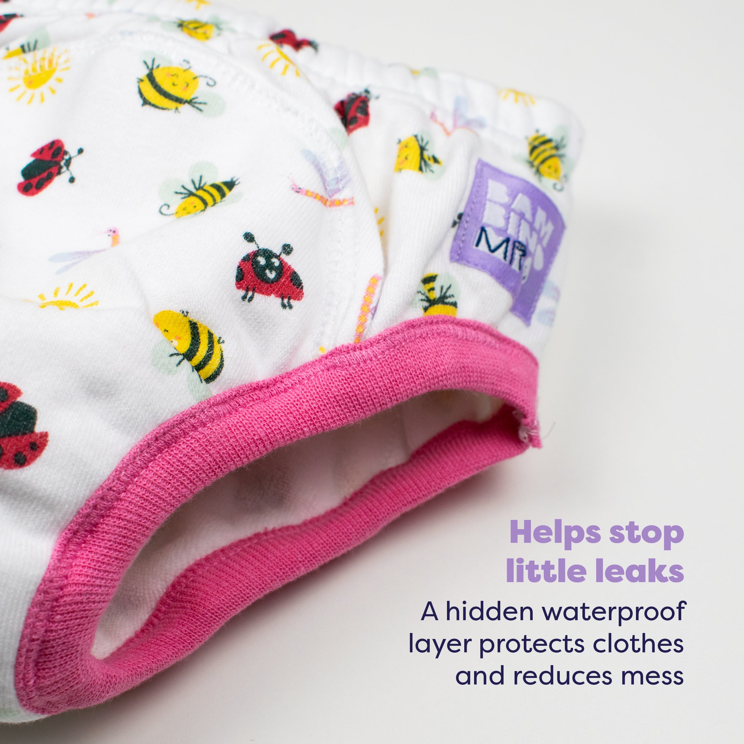 Reusable Potty Training Pants 5 Pack in Garden Party - New and Improved! - Bambino Mio (EU)