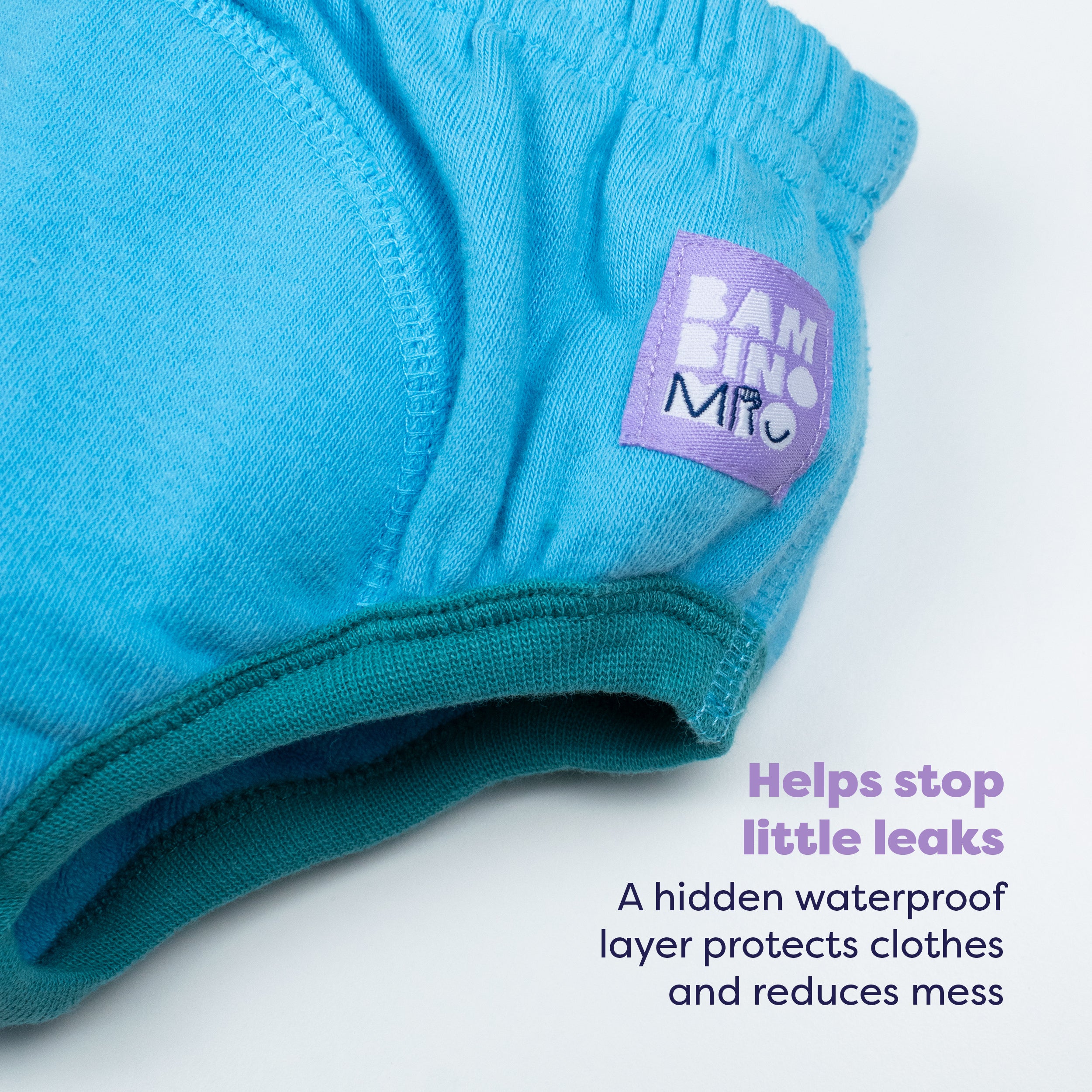 Reusable Potty Training Pants in Blue - New and Improved! - Bambino Mio (EU)
