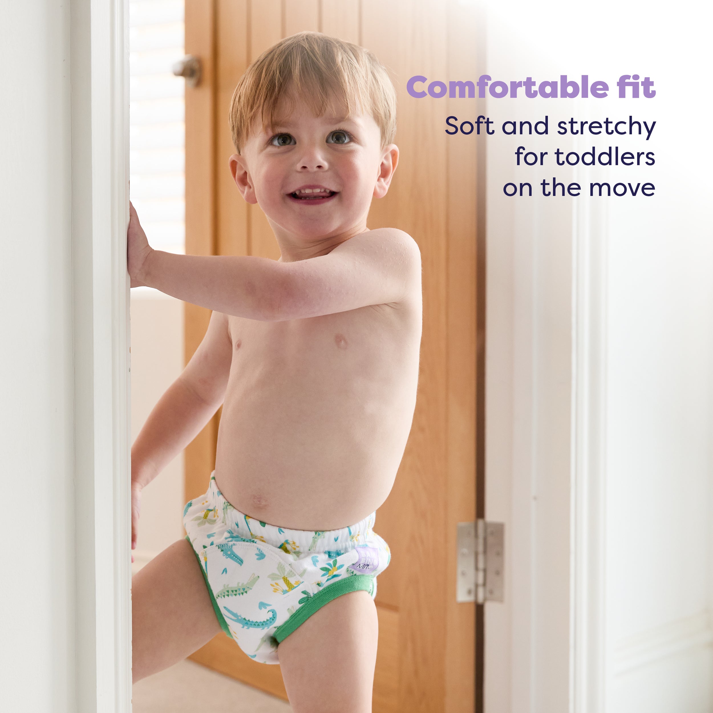 NEW: Reusable Potty Training Pants in Crafty Crocs - Elite - Bambino Mio (EU)