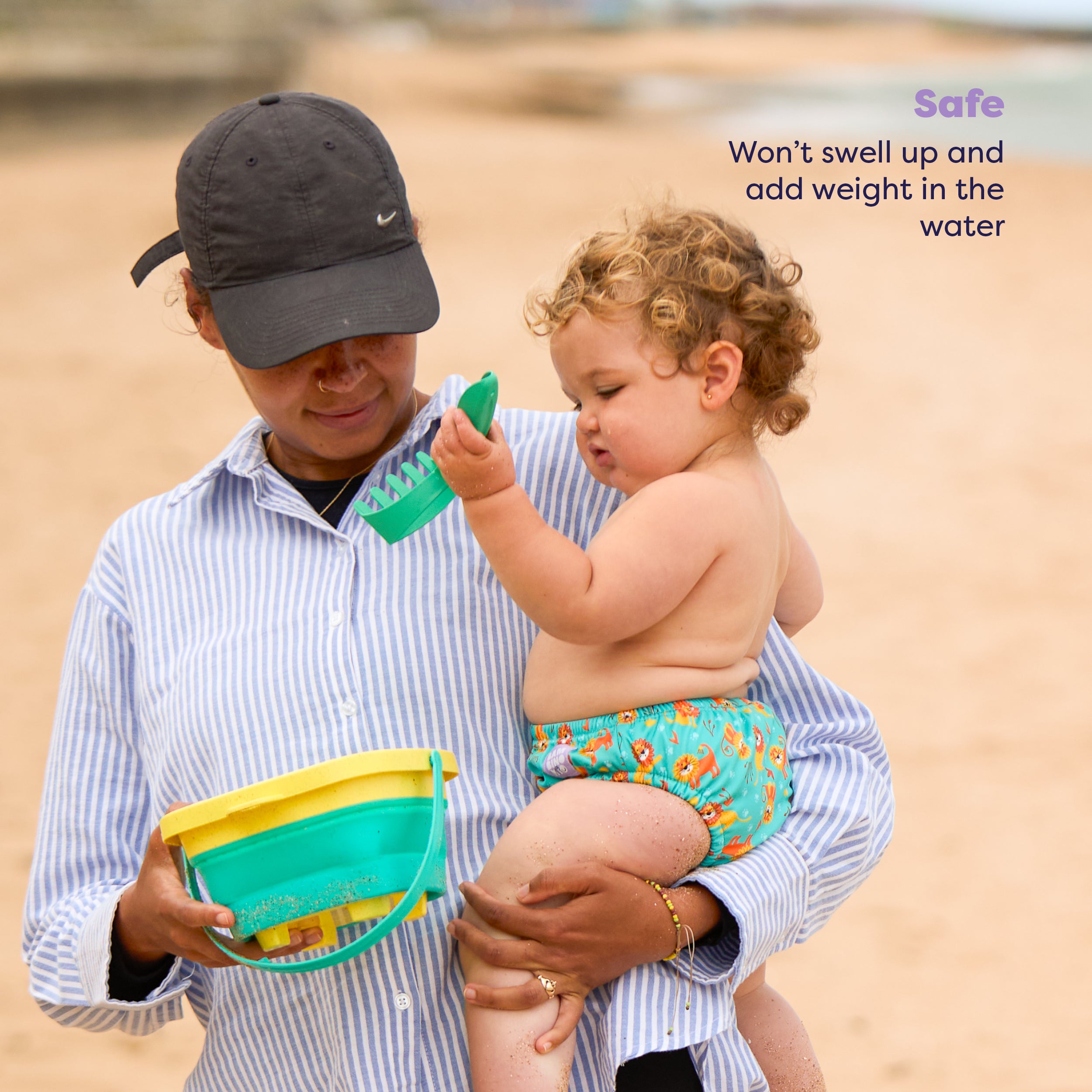 Reusable Swim Diaper in Cool Cats - Bambino Mio (EU)