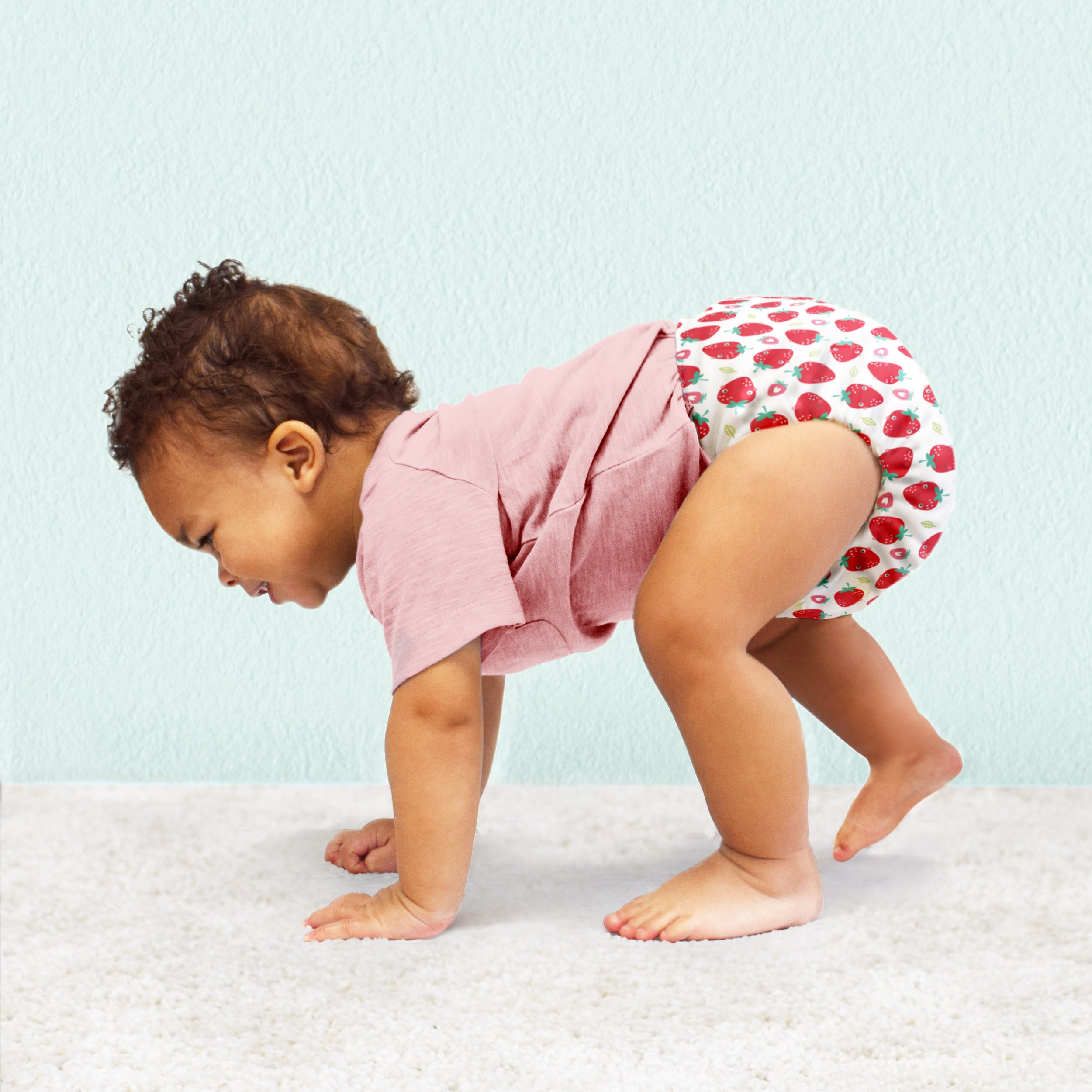 3 Pack Miosolo All-in-One Reusable Diaper in Bugs Life