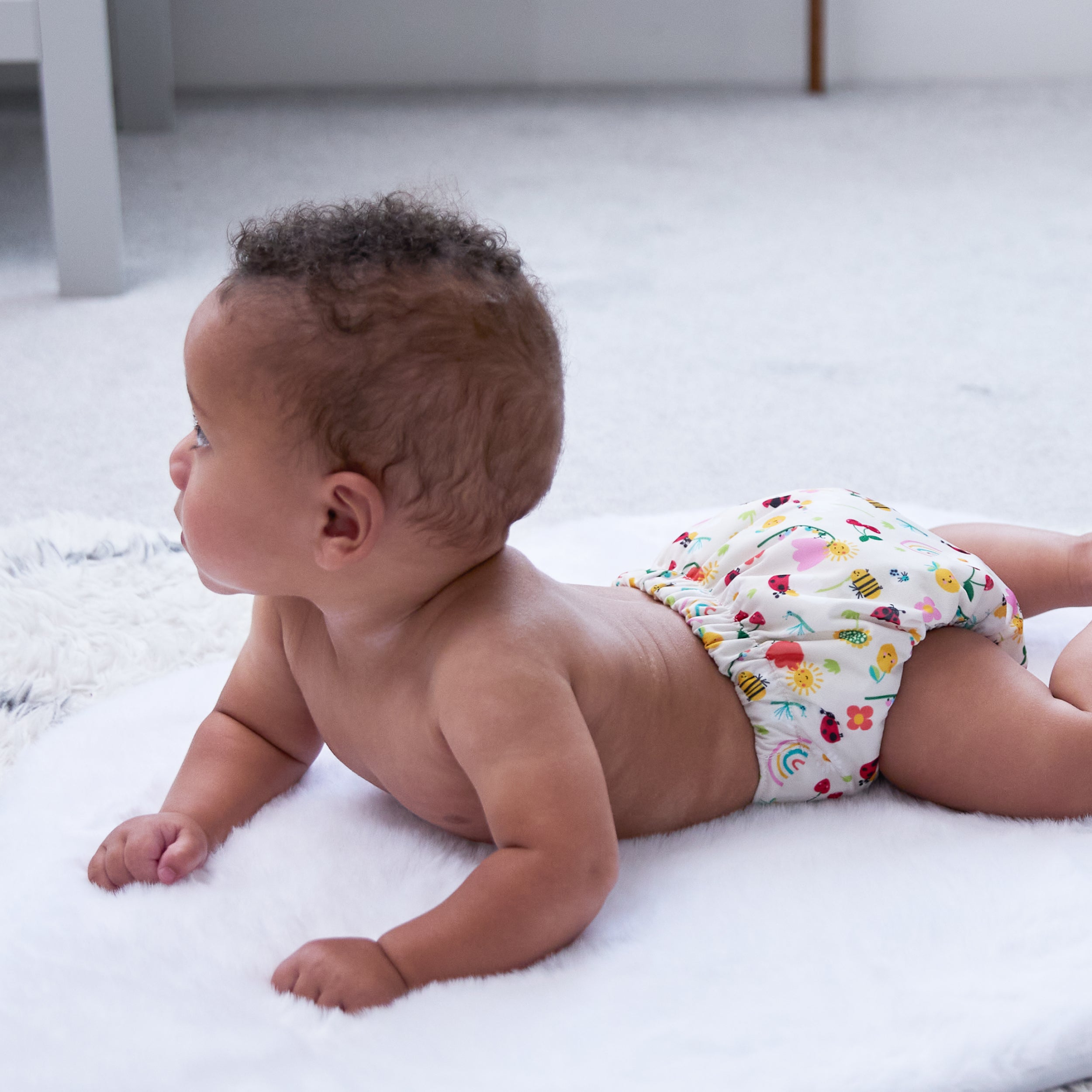 Revolutionary Reusable Diaper in Sunshine Friends - Bambino Mio (EU)