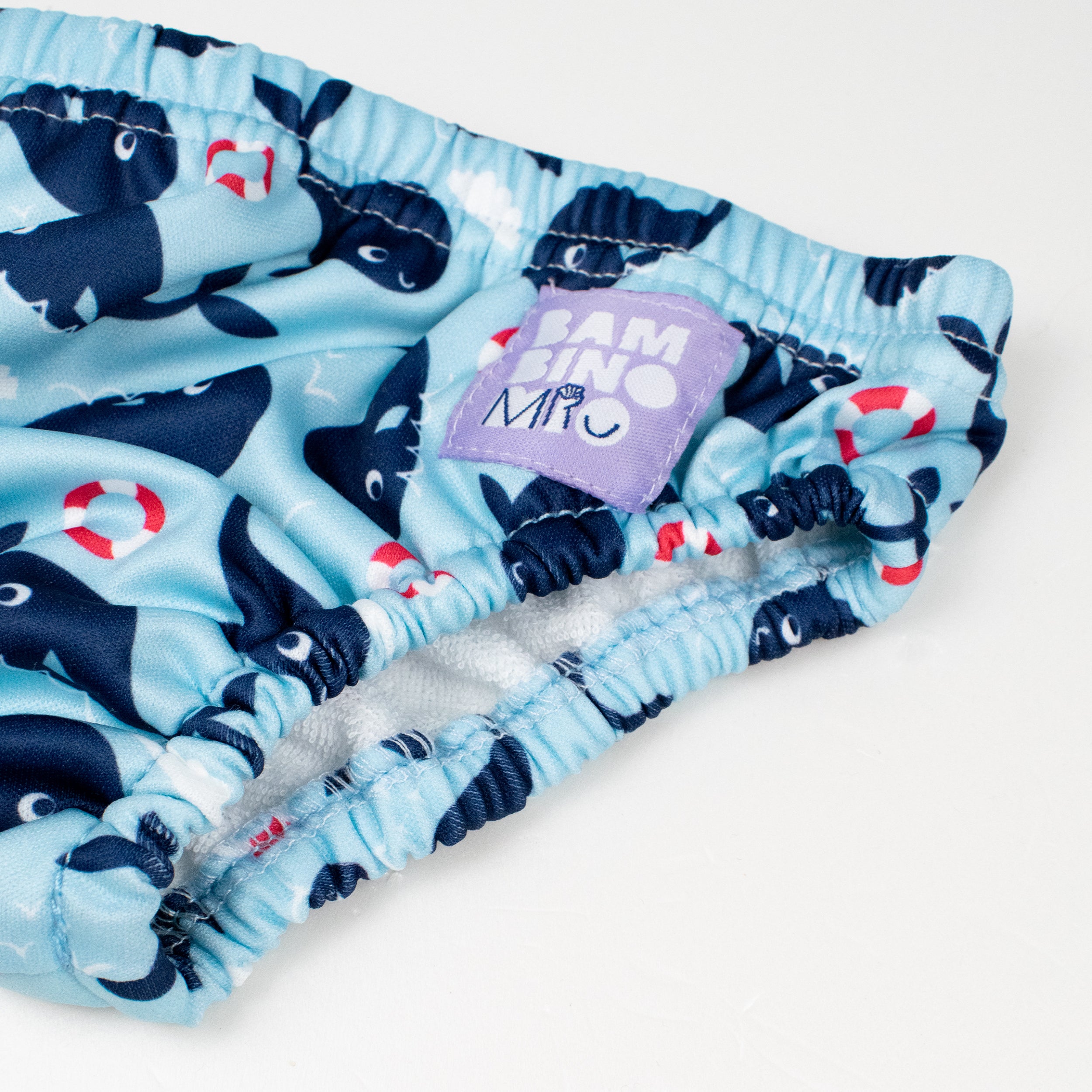 Reusable Swim Diaper in Blue Whale