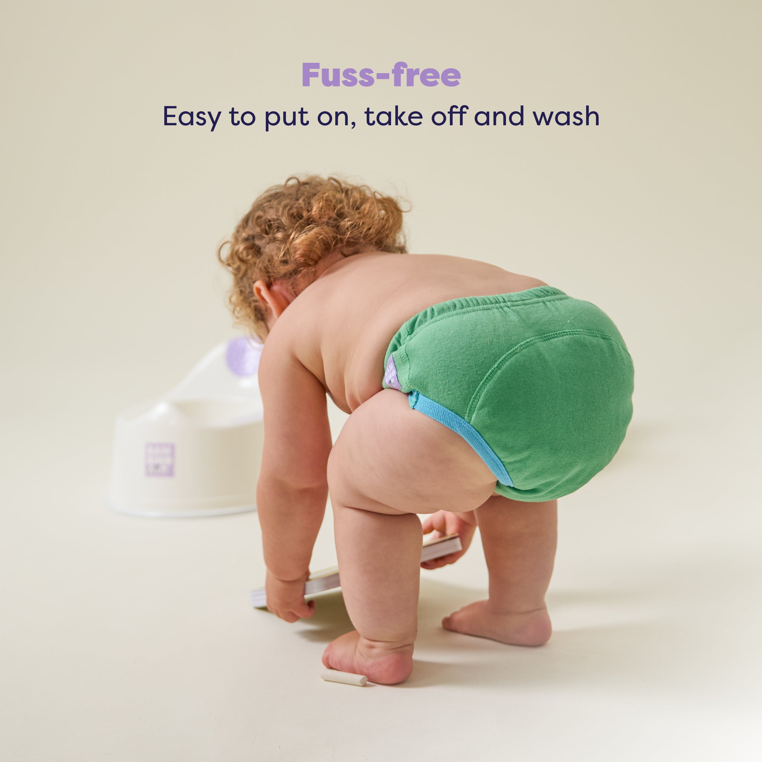 NEW: Reusable Potty Training Pants 3 Pack in Green Jungle - Elite - Bambino Mio (EU)