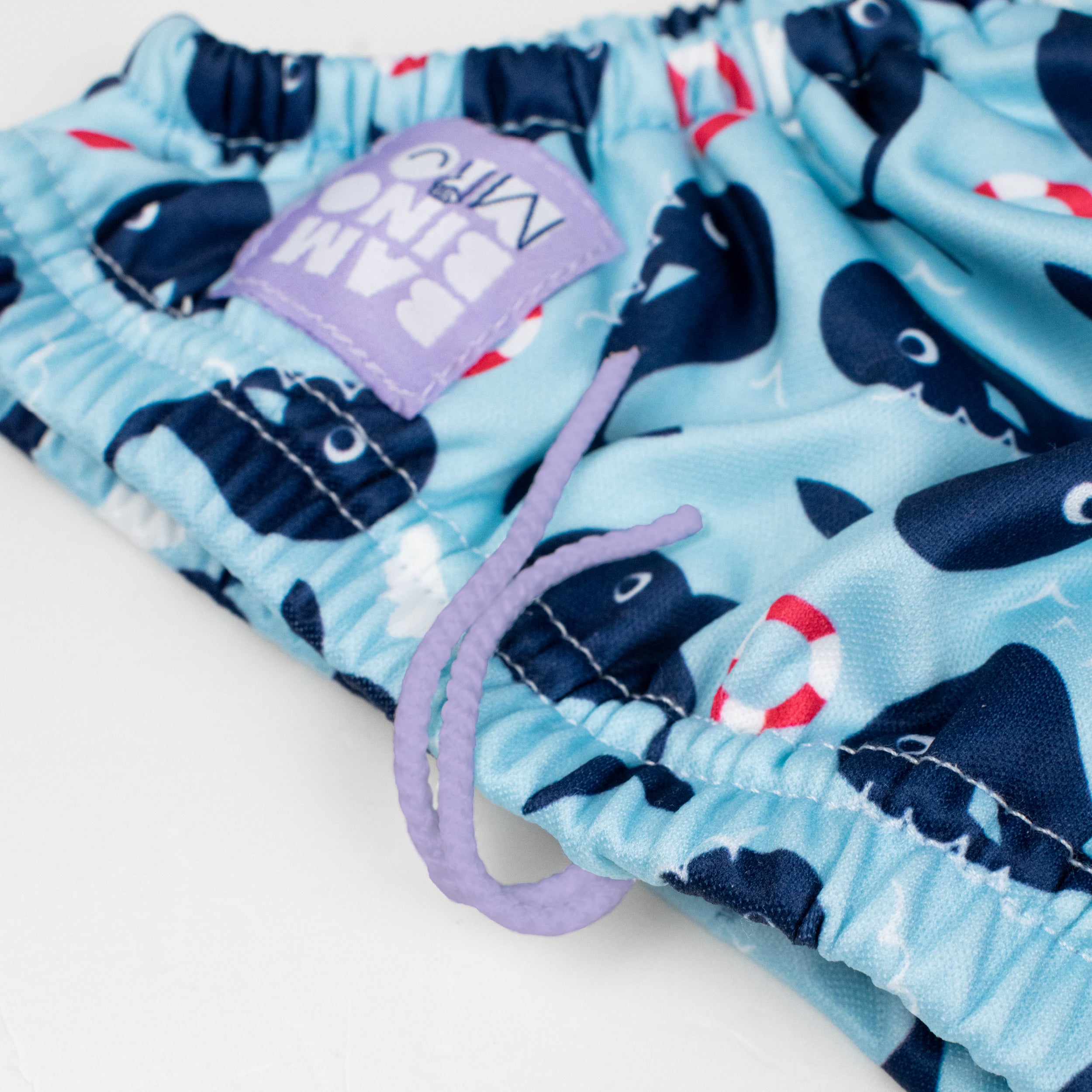 Reusable Swim Diaper in Blue Whale