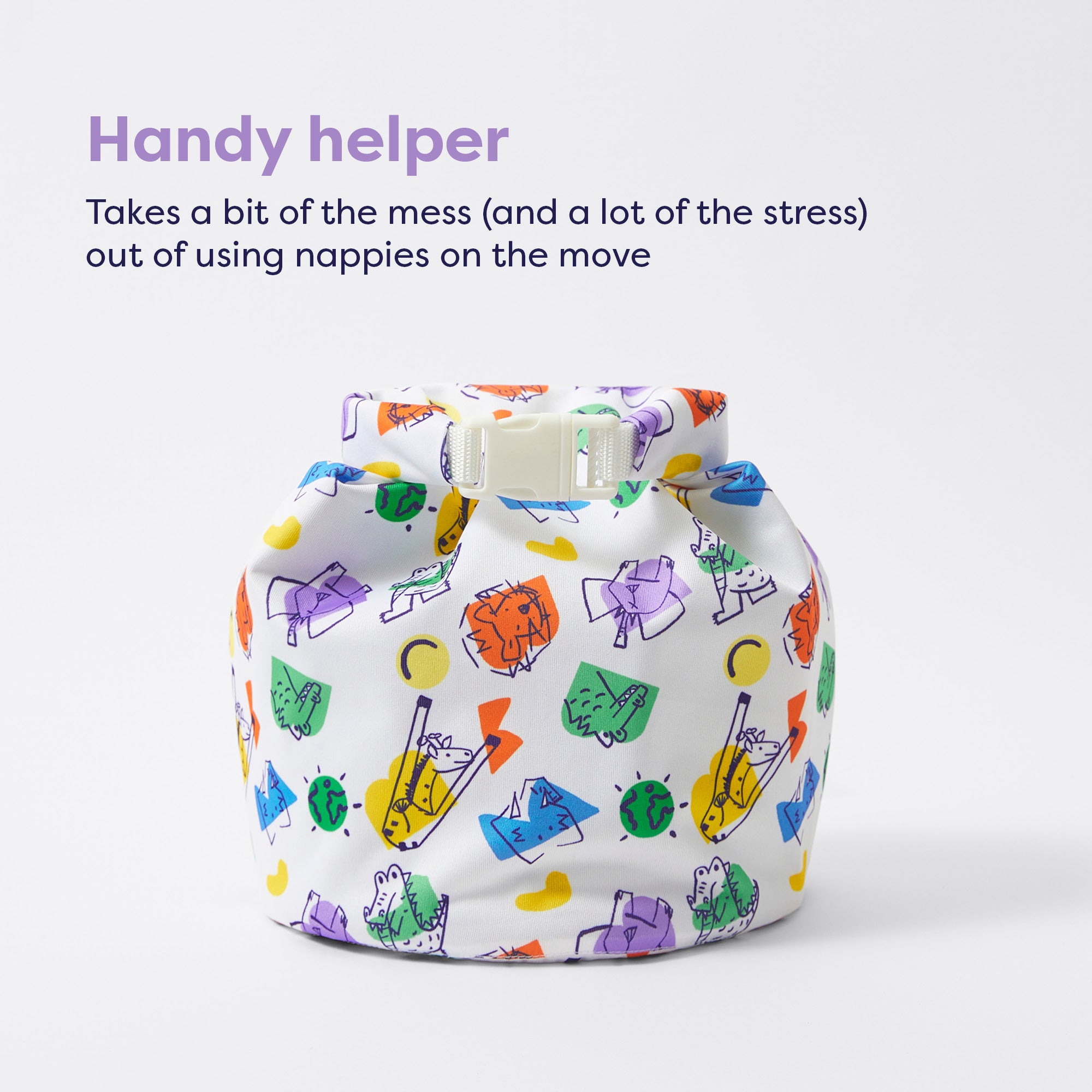 Out & About Wet Diaper Bag in Cloud Nine - Bambino Mio (EU)