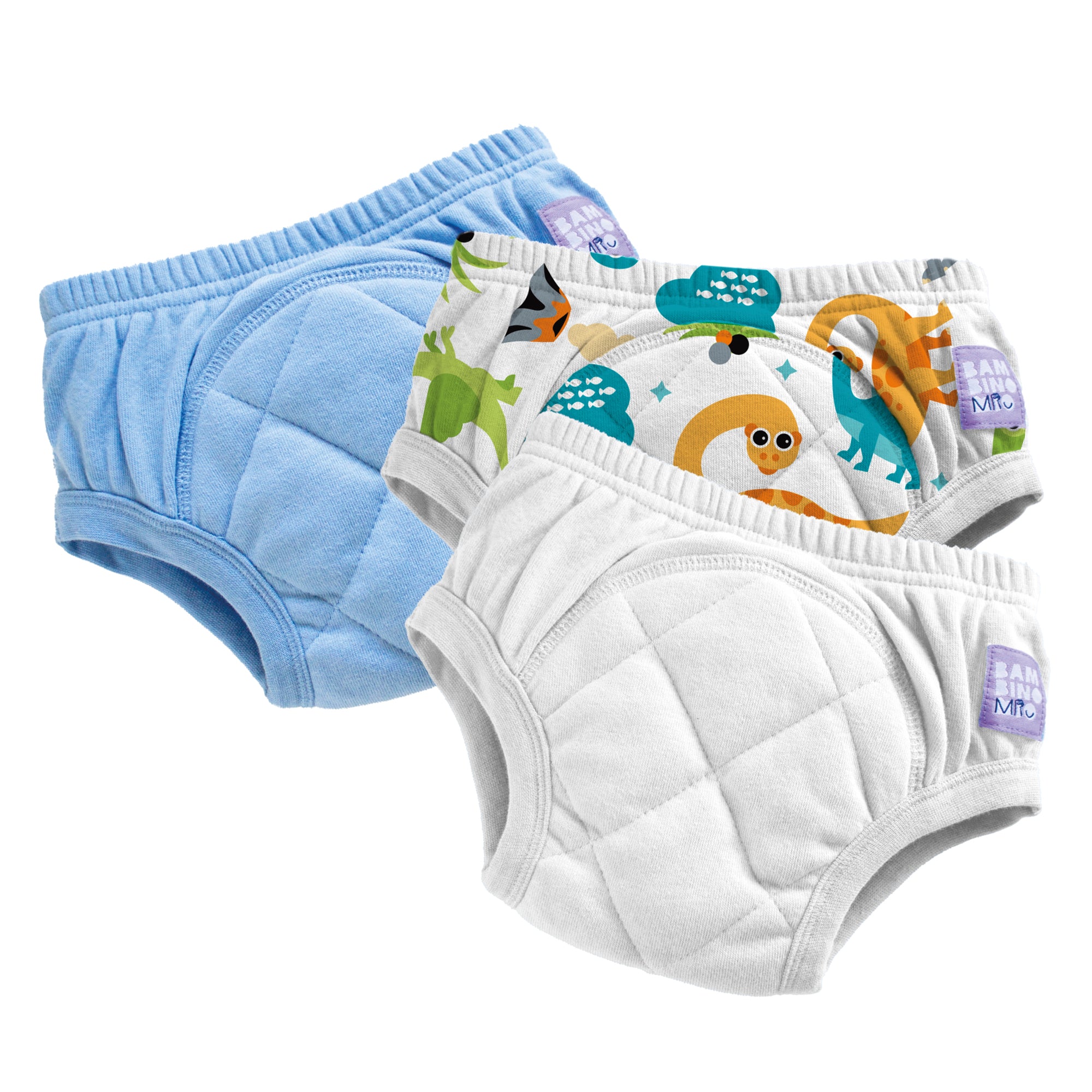 3 Pack Reusable Potty Training Pants in Mixed Dino - Bambino Mio (EU)