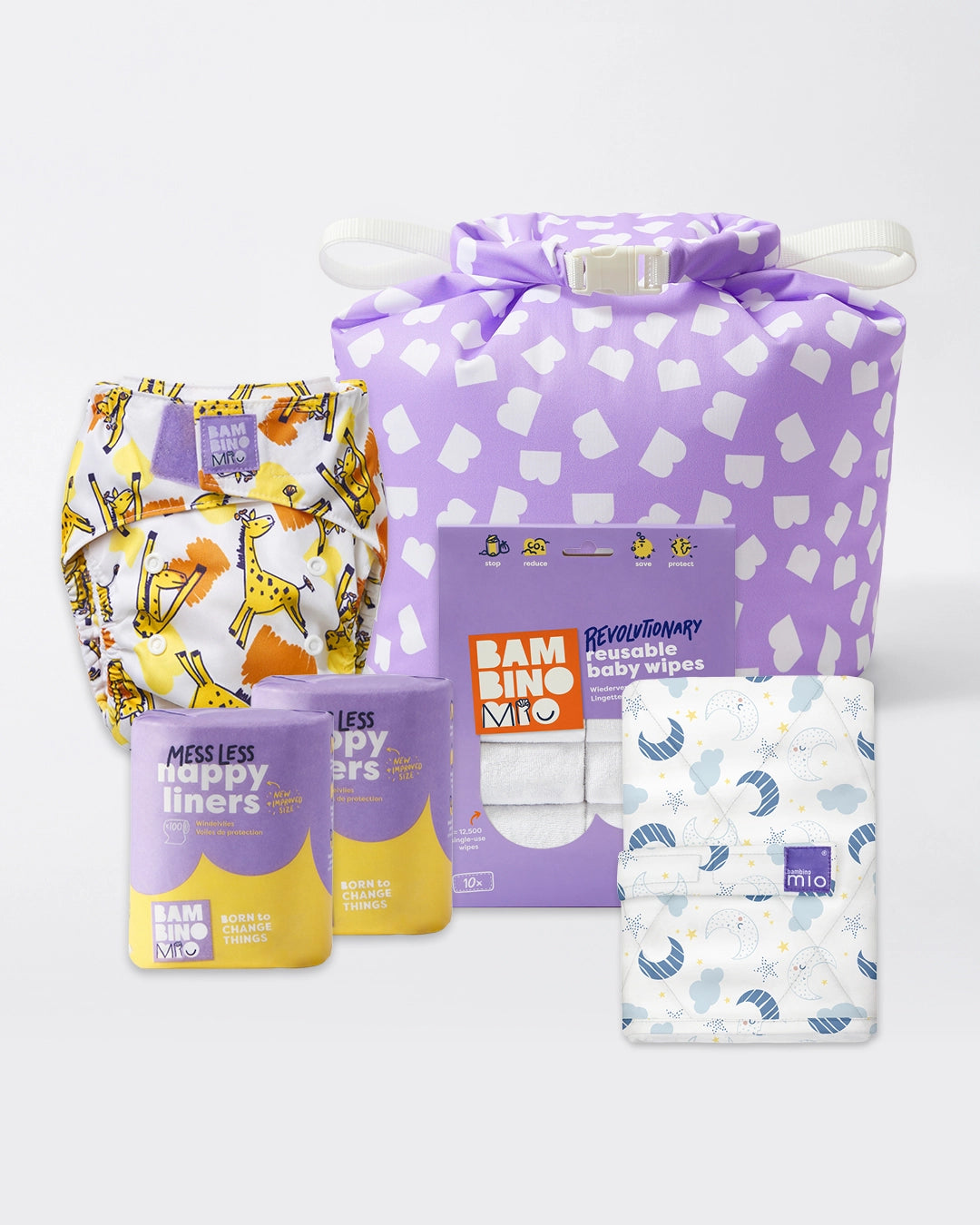 Reusable Diaper Bundle (Newborn to toddler) - Mix - Bambino Mio (EU)