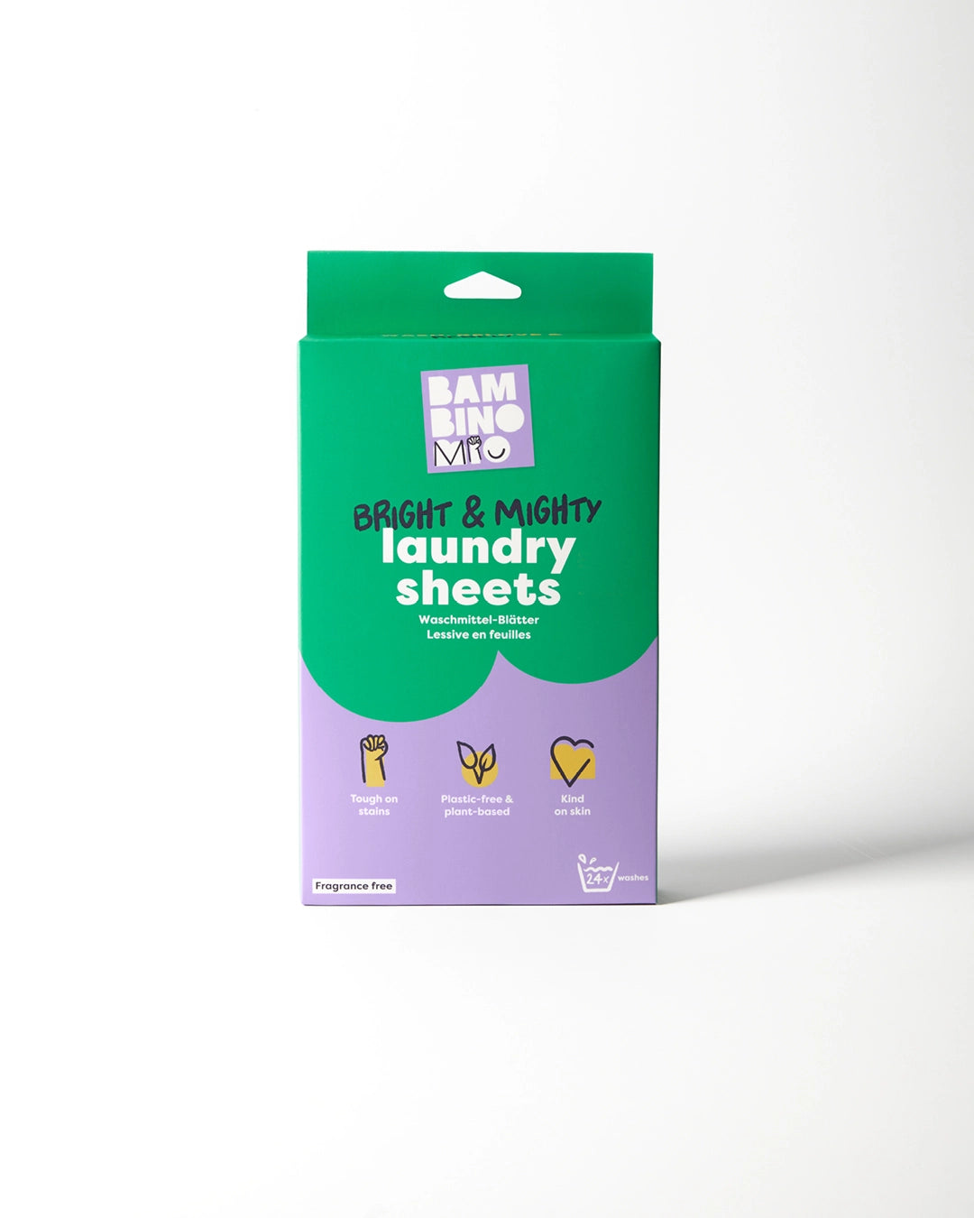 Bright & Mighty Eco-Friendly Laundry Sheets - Bambino Mio (EU)