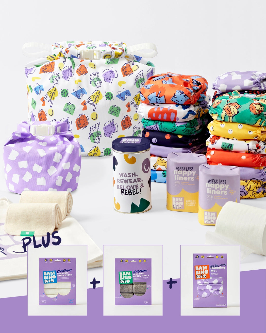 The Revolutionary Everything 20 Diaper Bundle - Bambino Mio (EU)