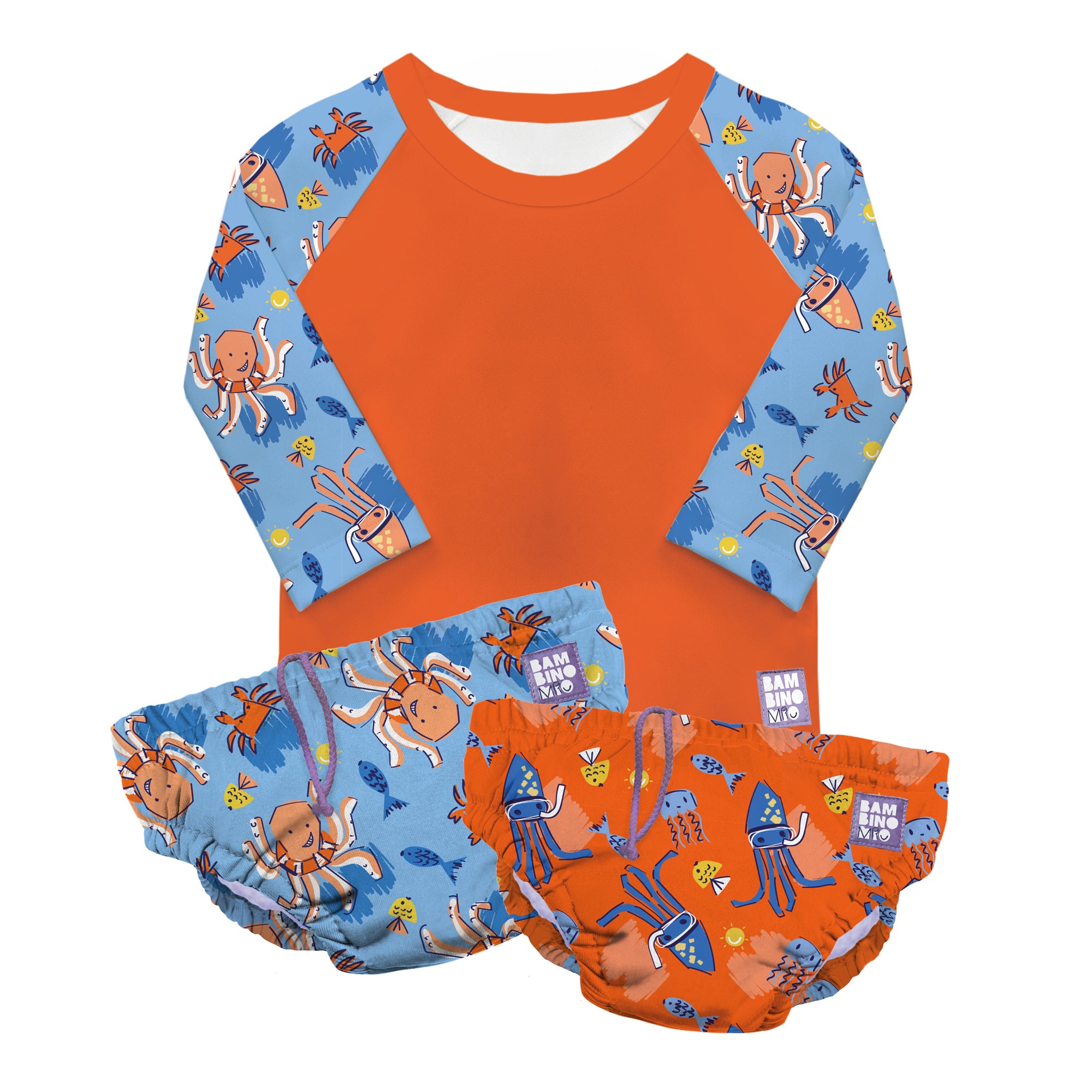 Reusable Swim Ready 3 Piece Set in Wave Patrol - Bambino Mio (EU)