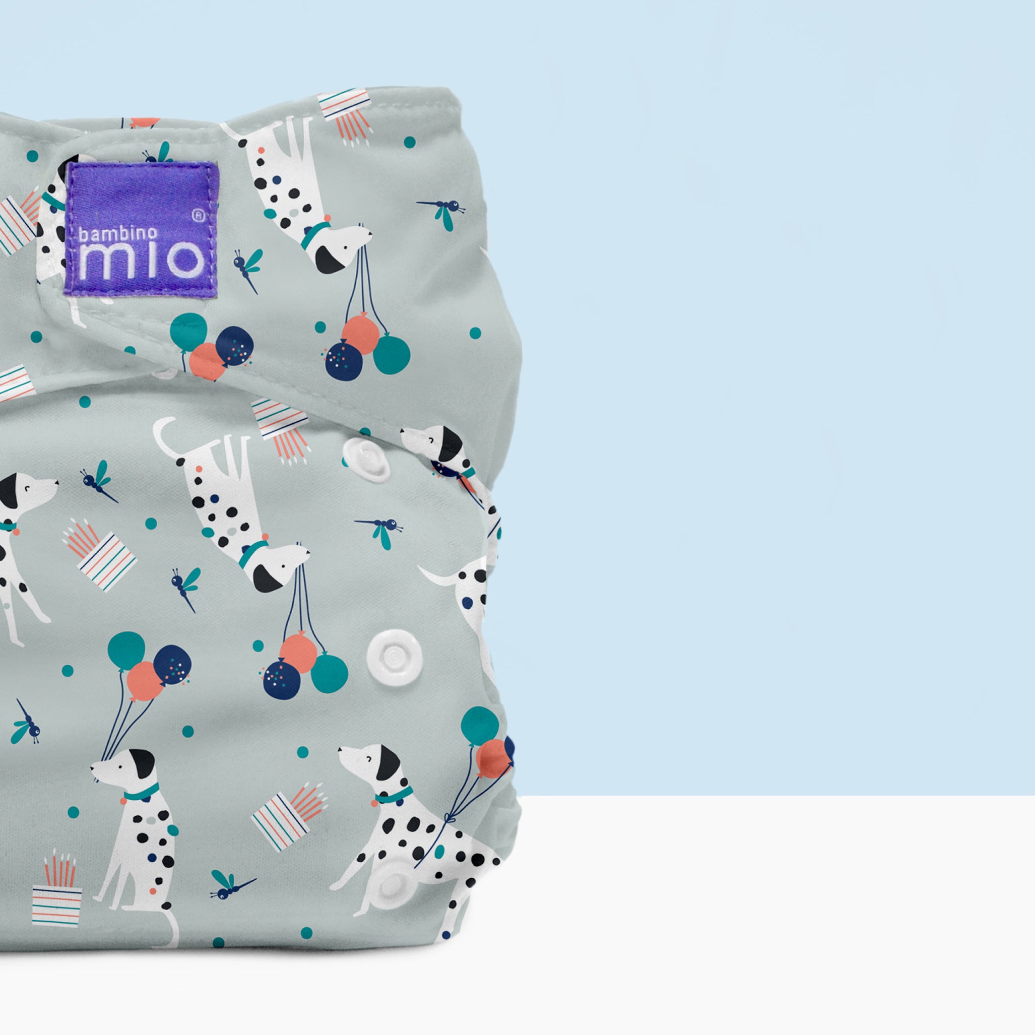 The Miosolo Classic Reusable Diaper in Giraffe Jamboree - Bambino Mio (EU)
