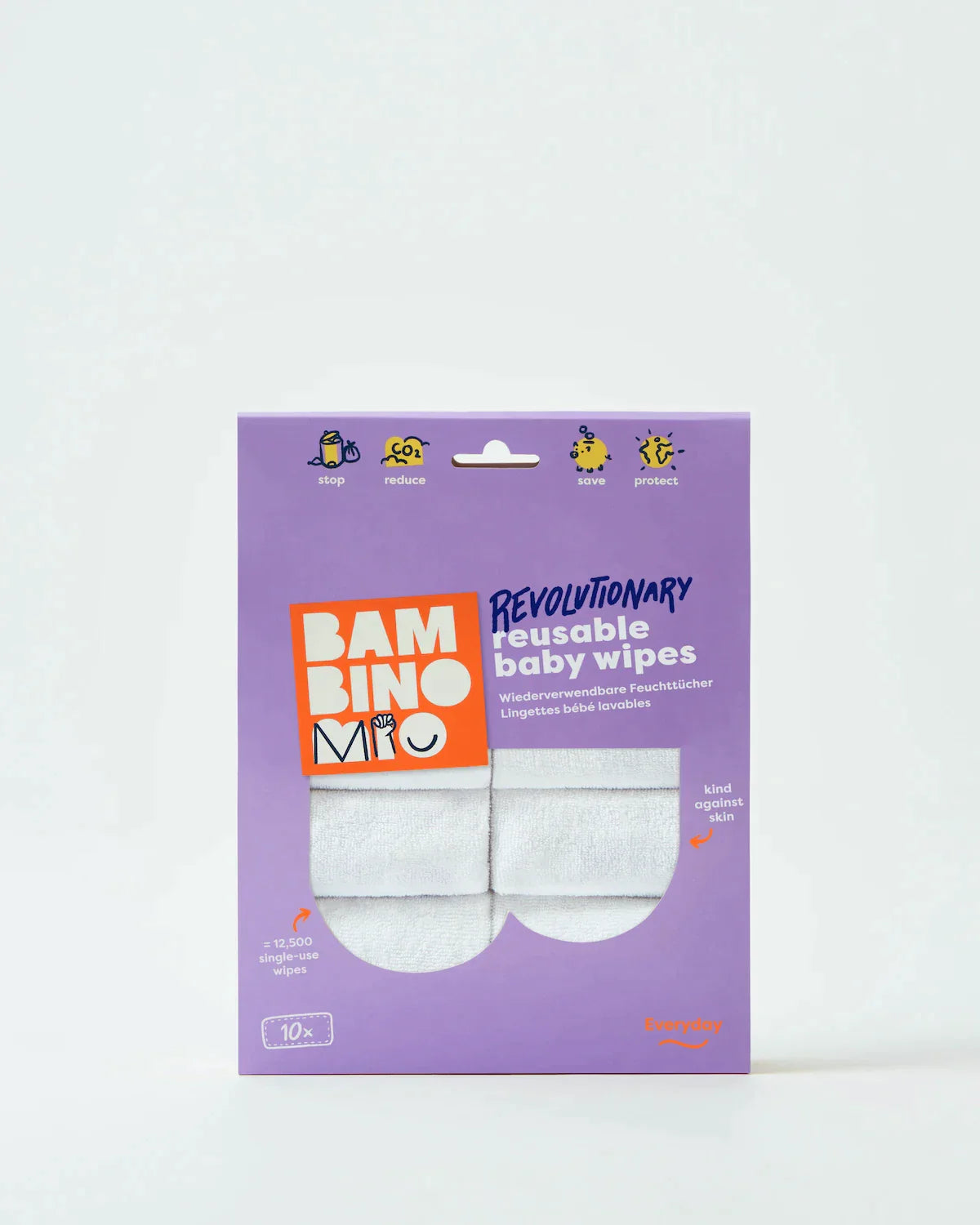 Reusable baby wipes - Everyday - Bambino Mio (EU)