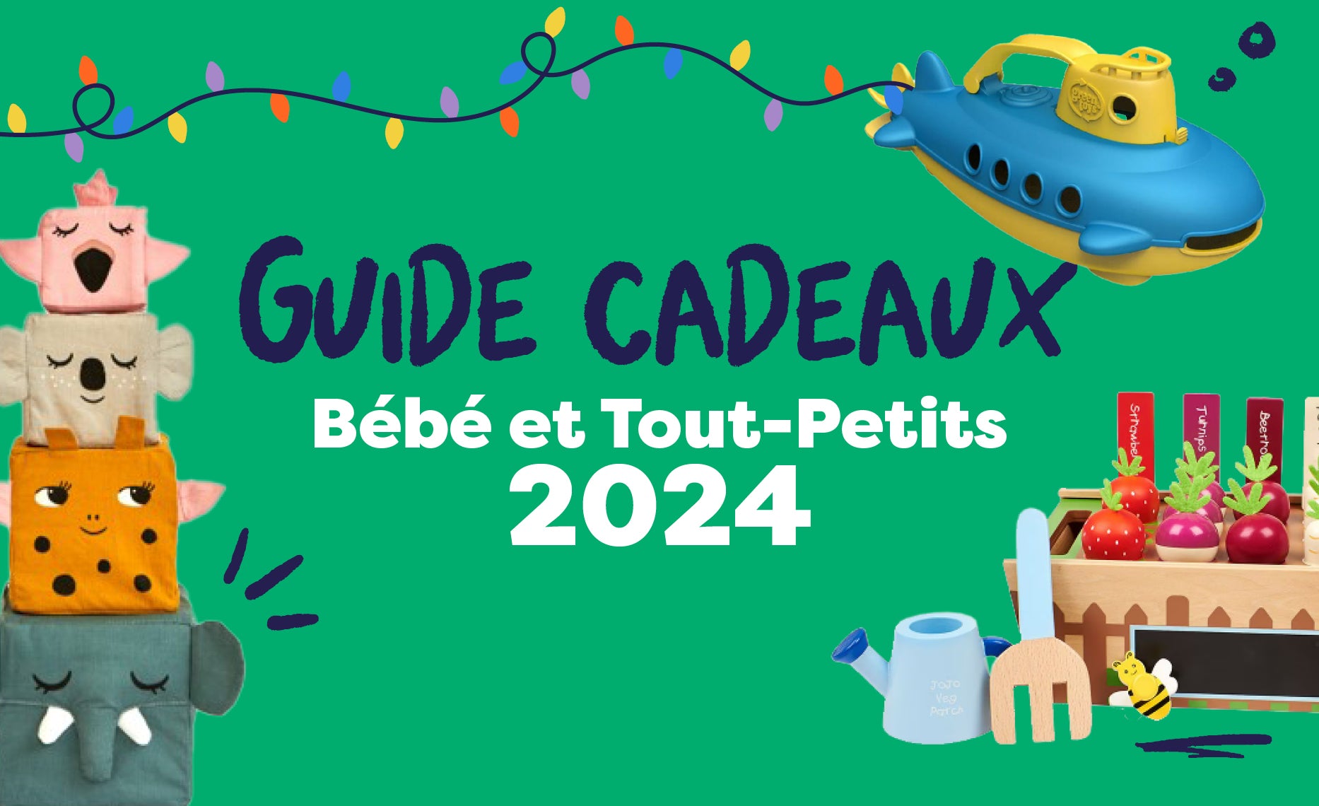 Idées de cadeaux de Noël durables pour bébés et tout-petits