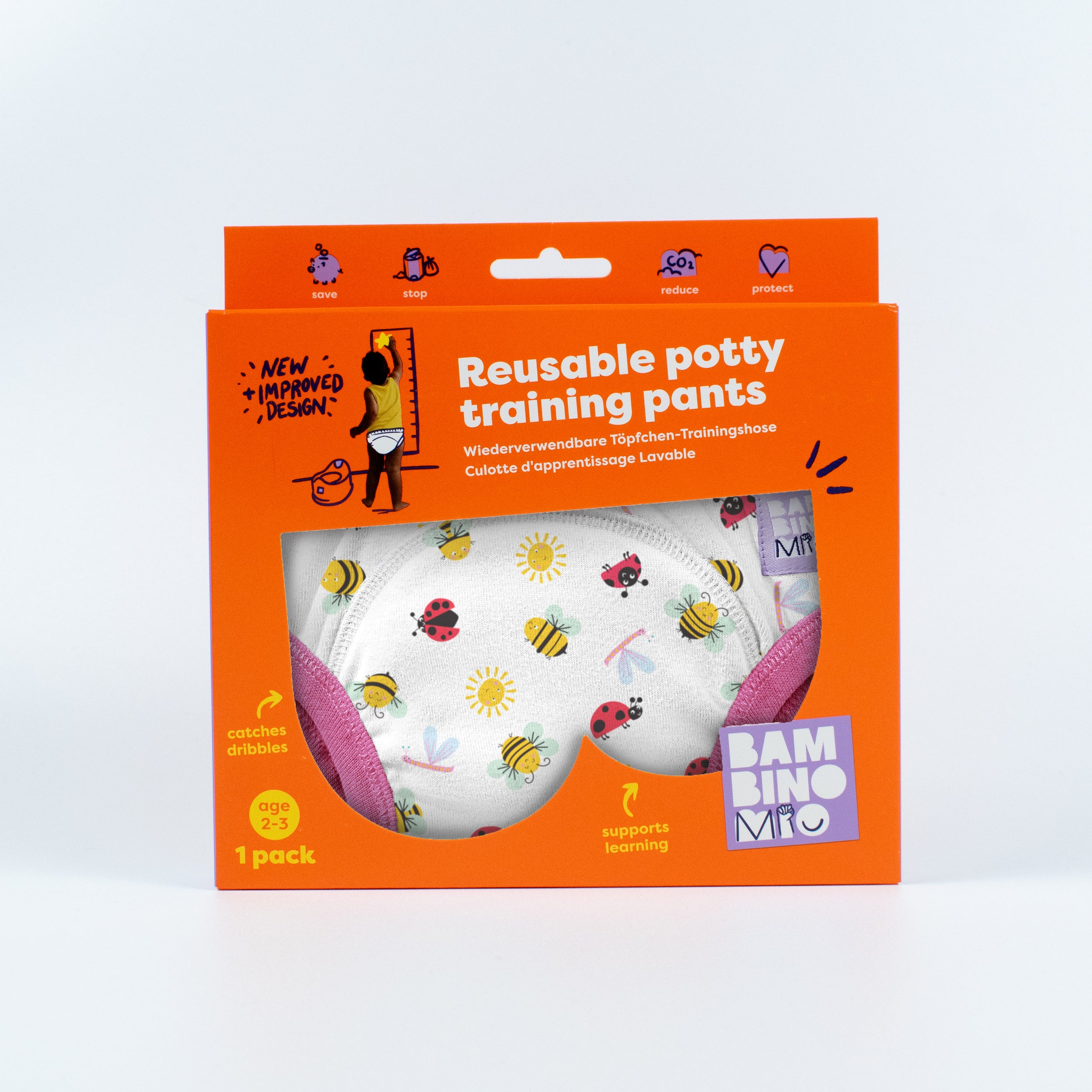 NEW: Reusable Potty Training Pants in Fly High - Elite - Bambino Mio (EU)