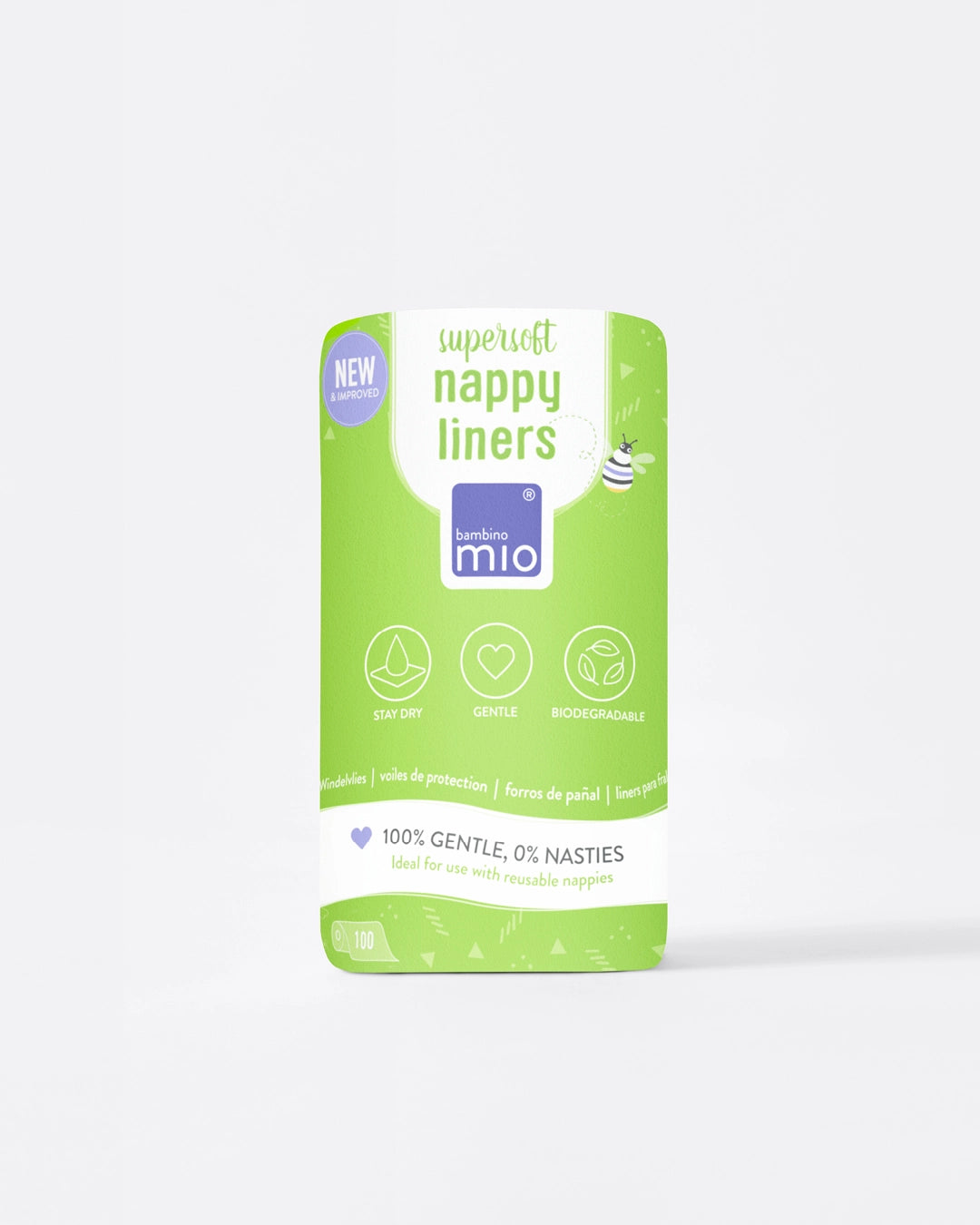 Supersoft diaper liners