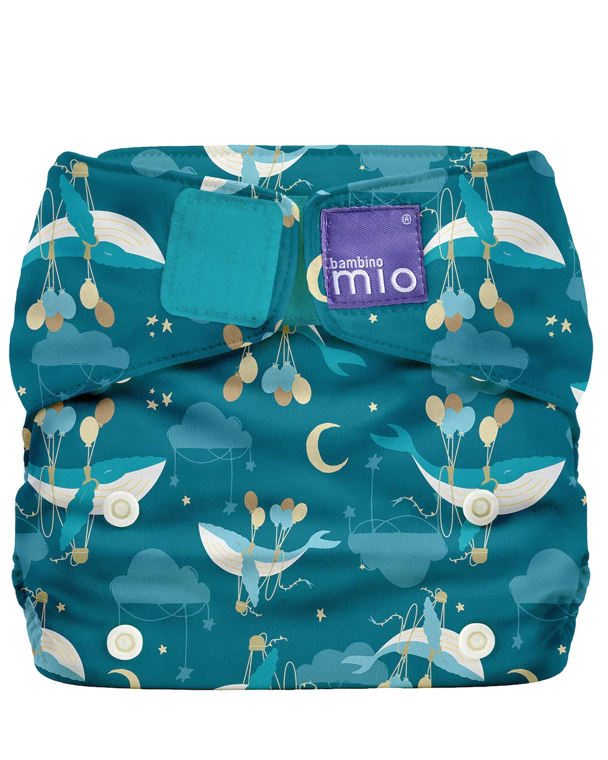 The Miosolo Classic Reusable Diaper in Sail Away - Bambino Mio (EU)
