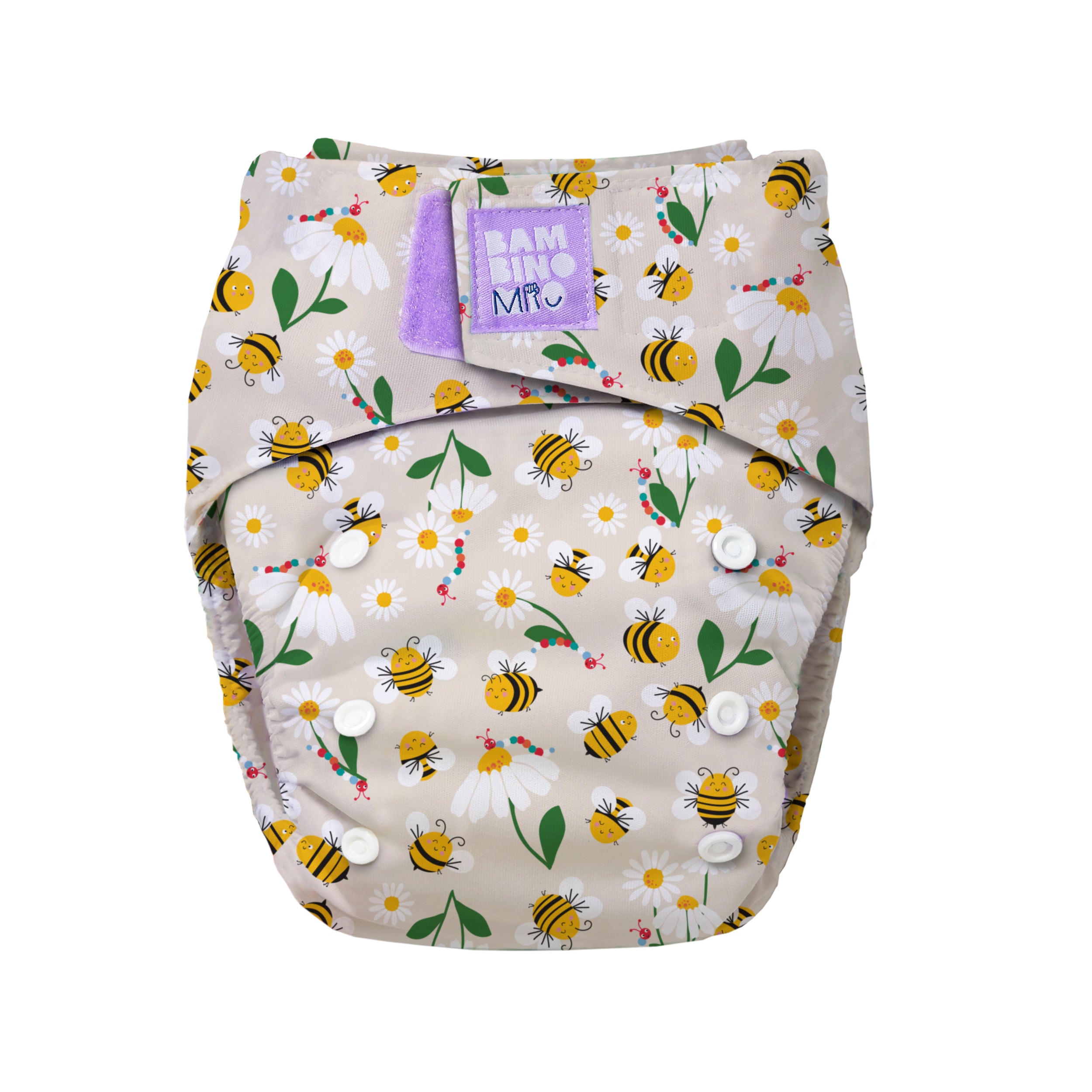 Revolutionary Reusable Diaper in Busy Bees - Bambino Mio (EU)