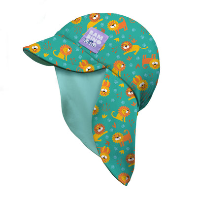 UPF 40+ Reversible Swim Hat for Babies and Toddlers in Cool Cats - Bambino Mio (EU)