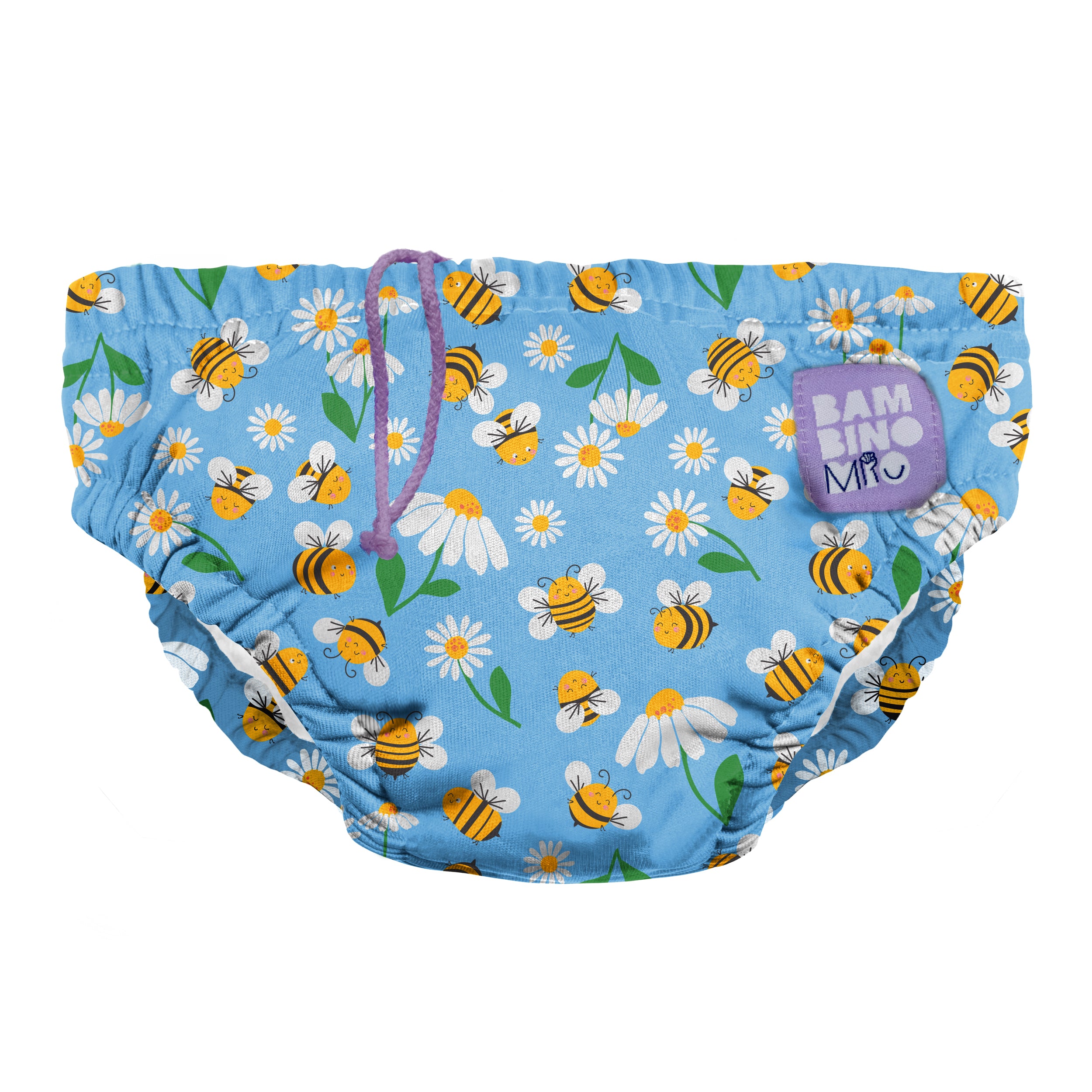Reusable Swim Diaper in Busy Bees - Bambino Mio (EU)