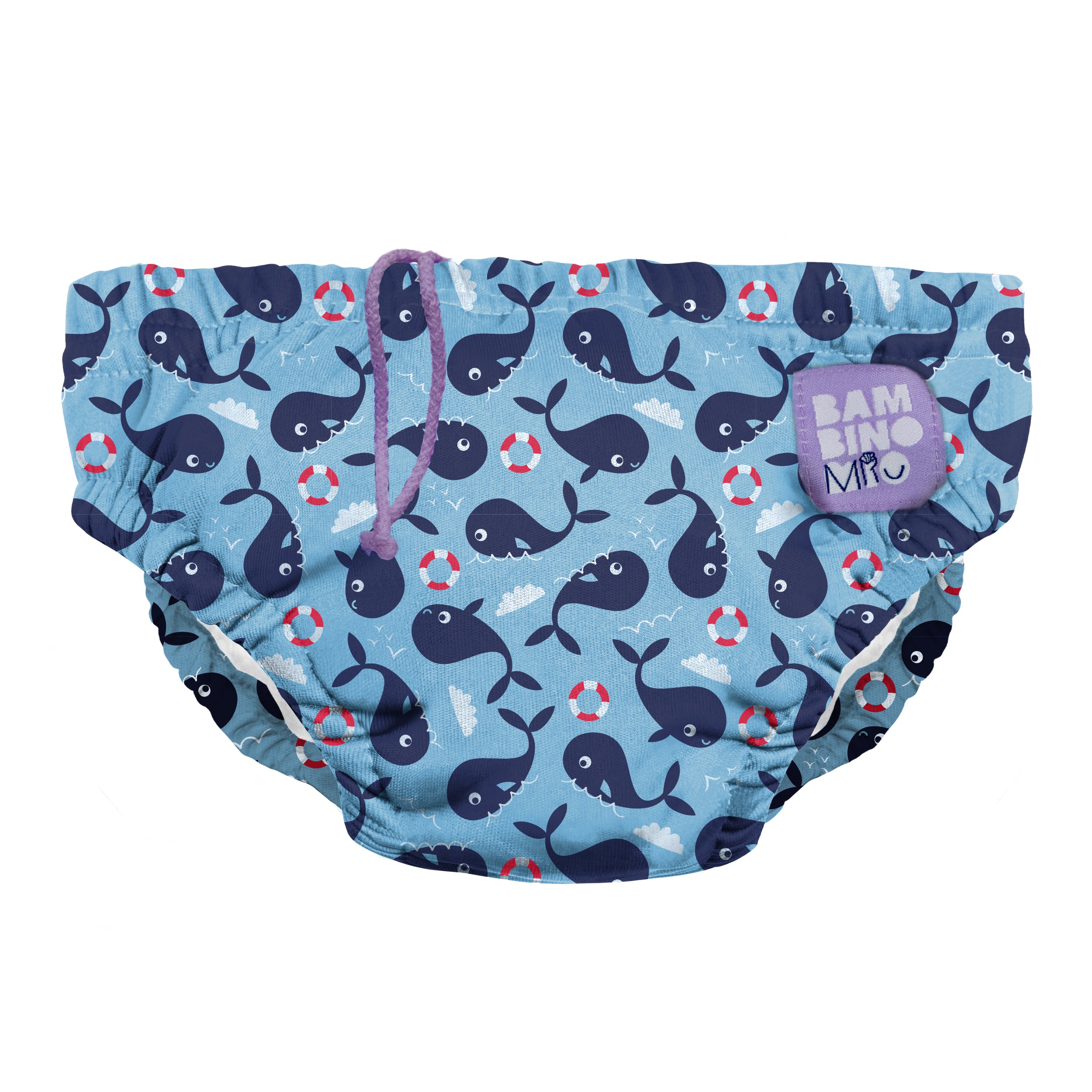 Reusable Swim Diaper in Whale Wharf - Bambino Mio (EU)