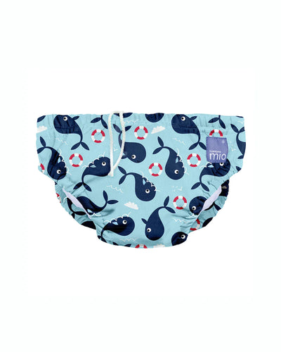 Reusable Swim Diaper in Whale Wharf - Bambino Mio (EU)