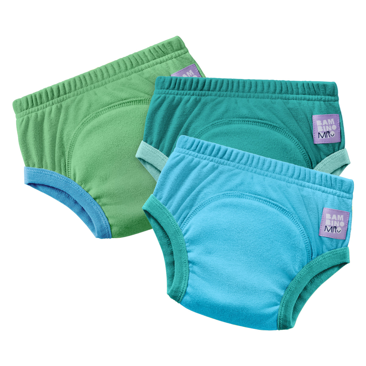 3 Pack Reusable Potty Training Pants in Blue | Bambino Mio®