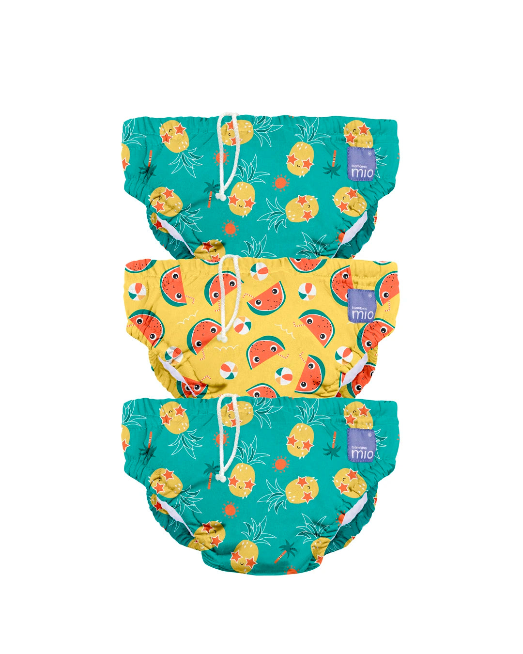 Reusable Swim Diaper - 3 Pack in Tropical - Bambino Mio (EU)