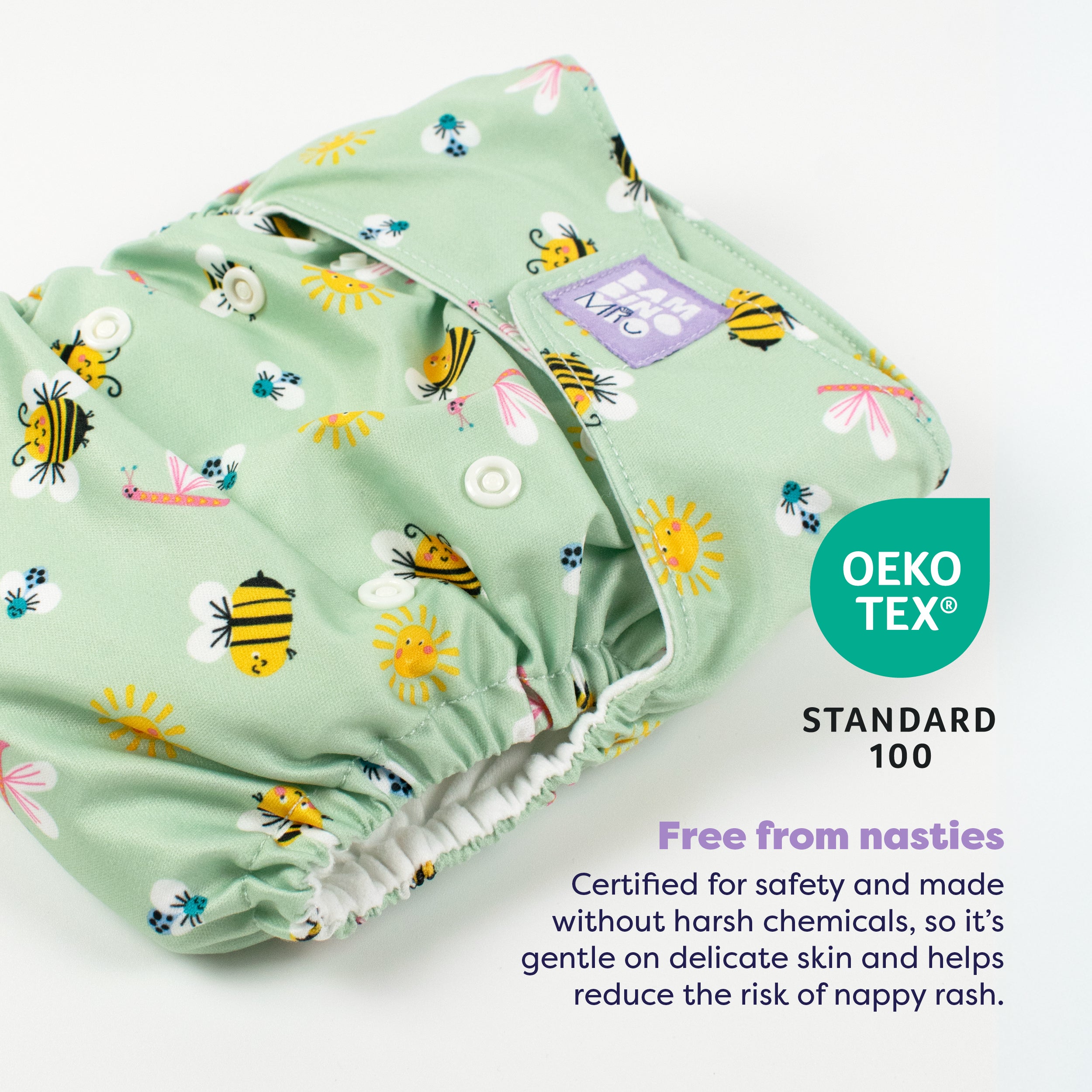 Miosolo All-In-One Reusable Diaper in Fly High