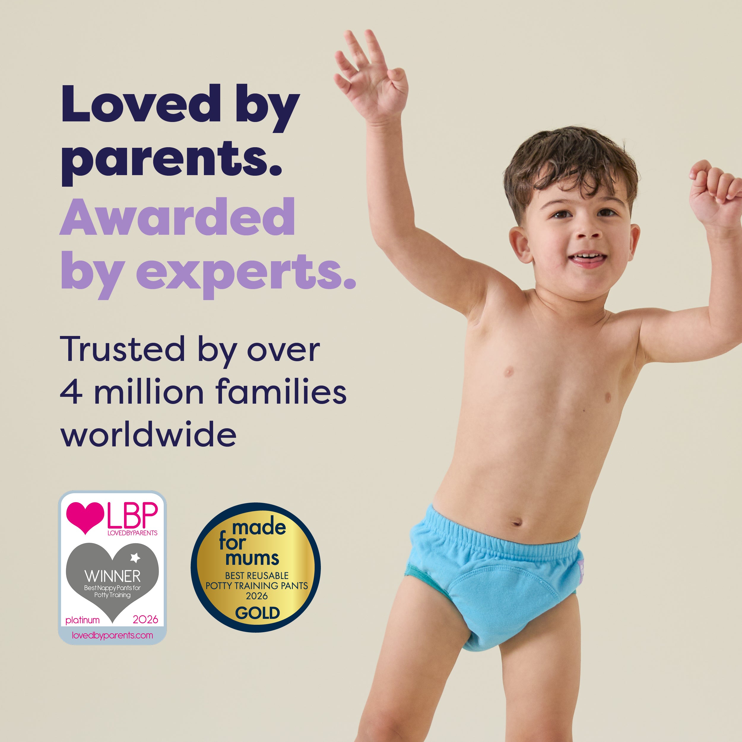 NEW: Reusable Potty Training Pants in Blue - Elite