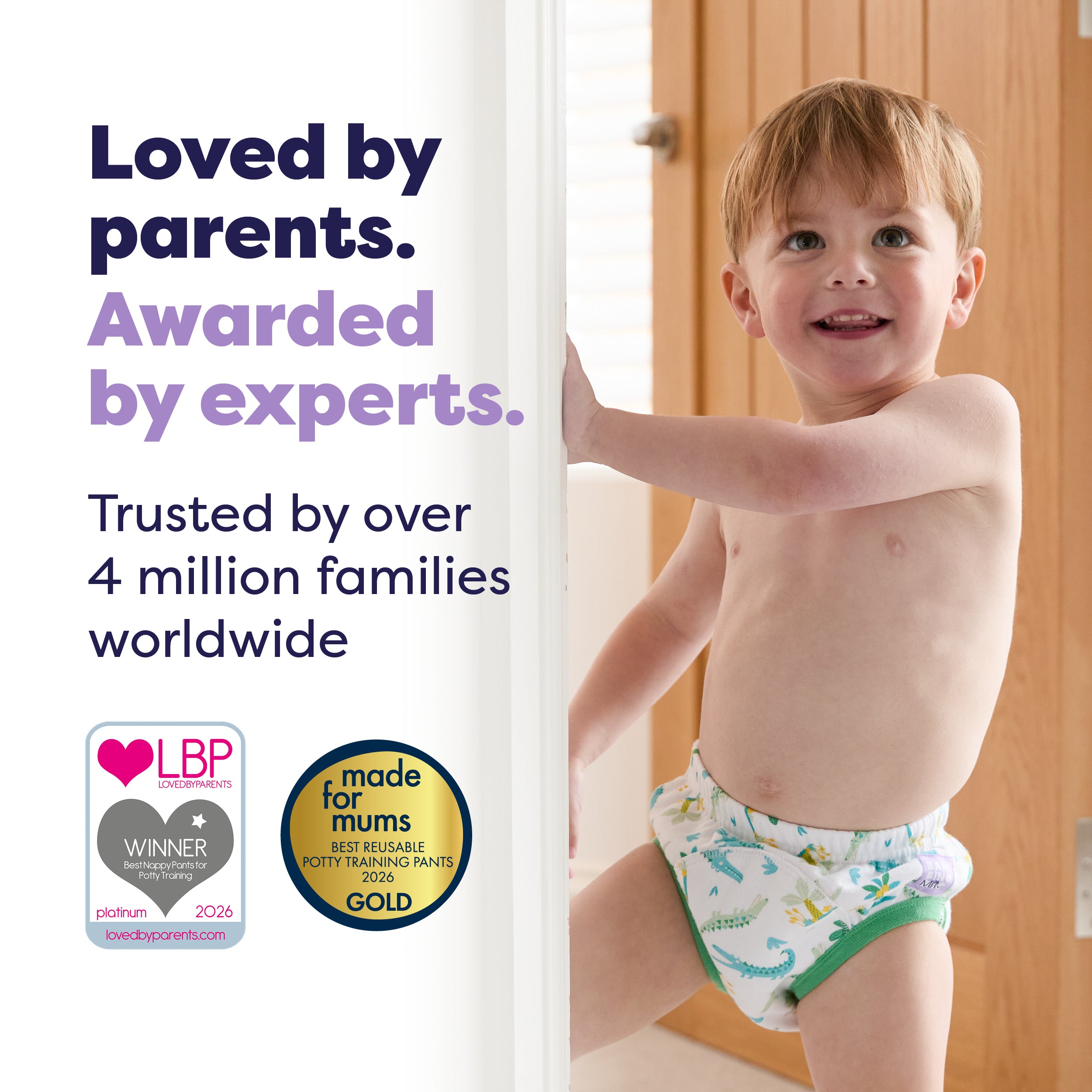 NEW: Reusable Potty Training Pants in Crafty Crocs - Elite