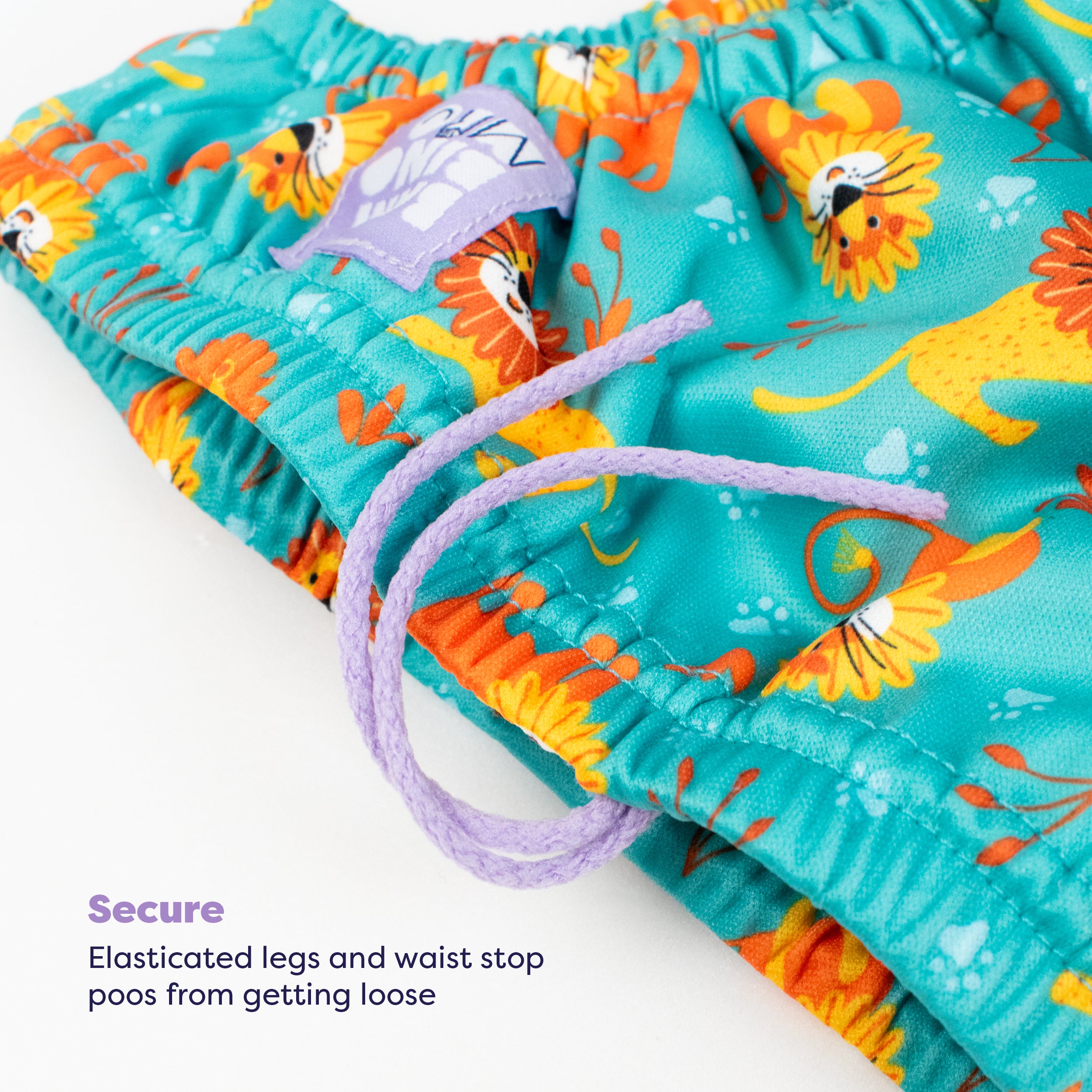Reusable Swim Diaper in Cool Cats - Bambino Mio (EU)