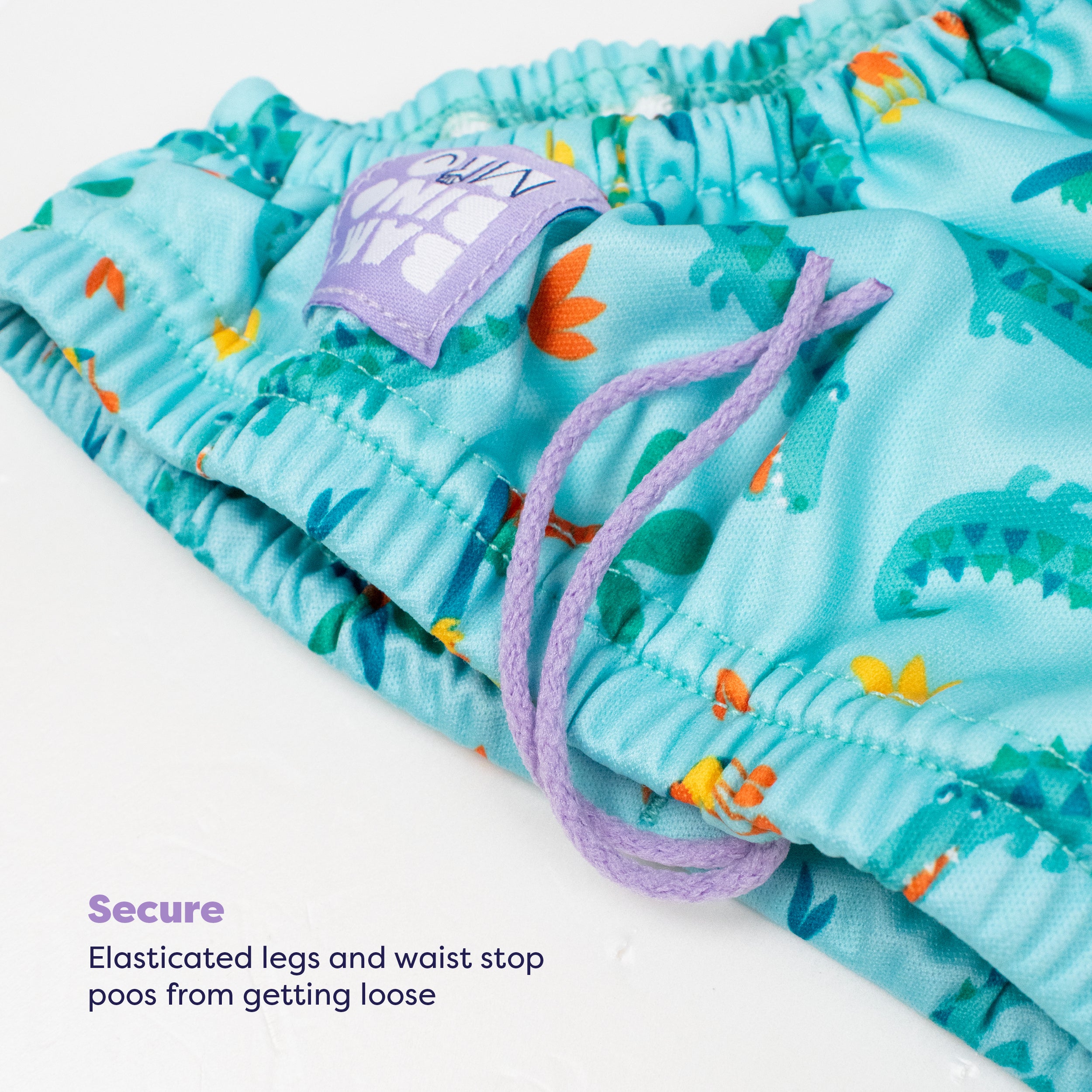 Reusable Swim Diaper in Crafty Croc - Bambino Mio (EU)