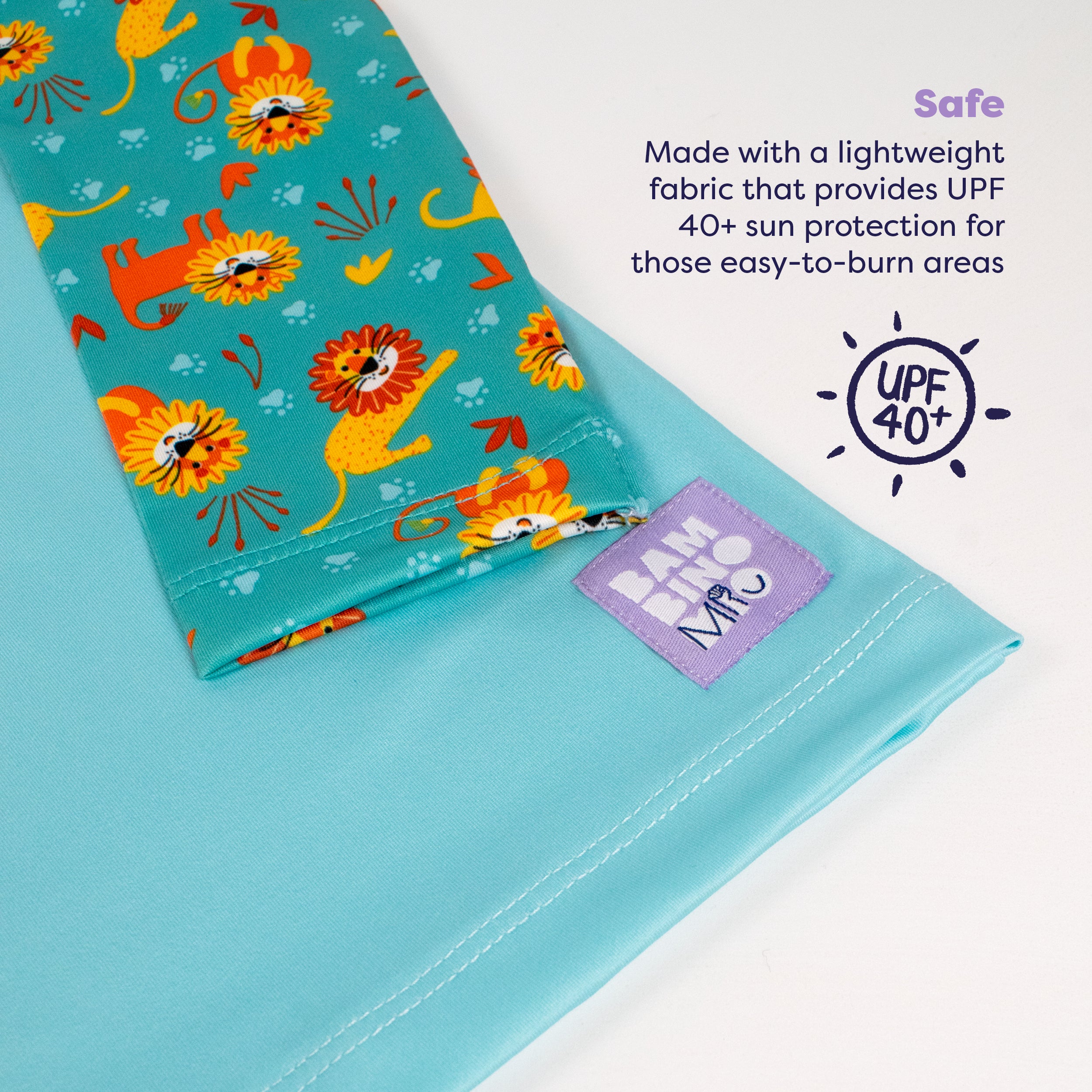 UPF 40+ Soft and Gentle Protective Beach Rash Vest in Cool Cats - Bambino Mio (EU)